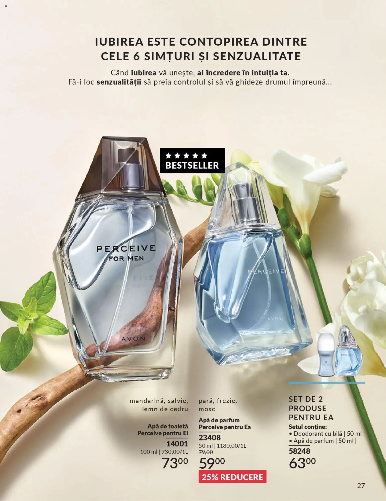 Noul catalog Avon – valabil de la 01.02.2026 | Pagină: 29 | Produse: Toaletă, Apă de toaletă, Deodorant, Apă