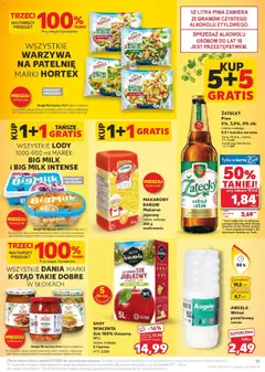 Pogląd oferty "Kaufland gazetka" - ważna od 06.11.2025 | Strona: 11 | Produkty: Karta, Sok jabłkowy, Warzywa na patelnie, Makarony