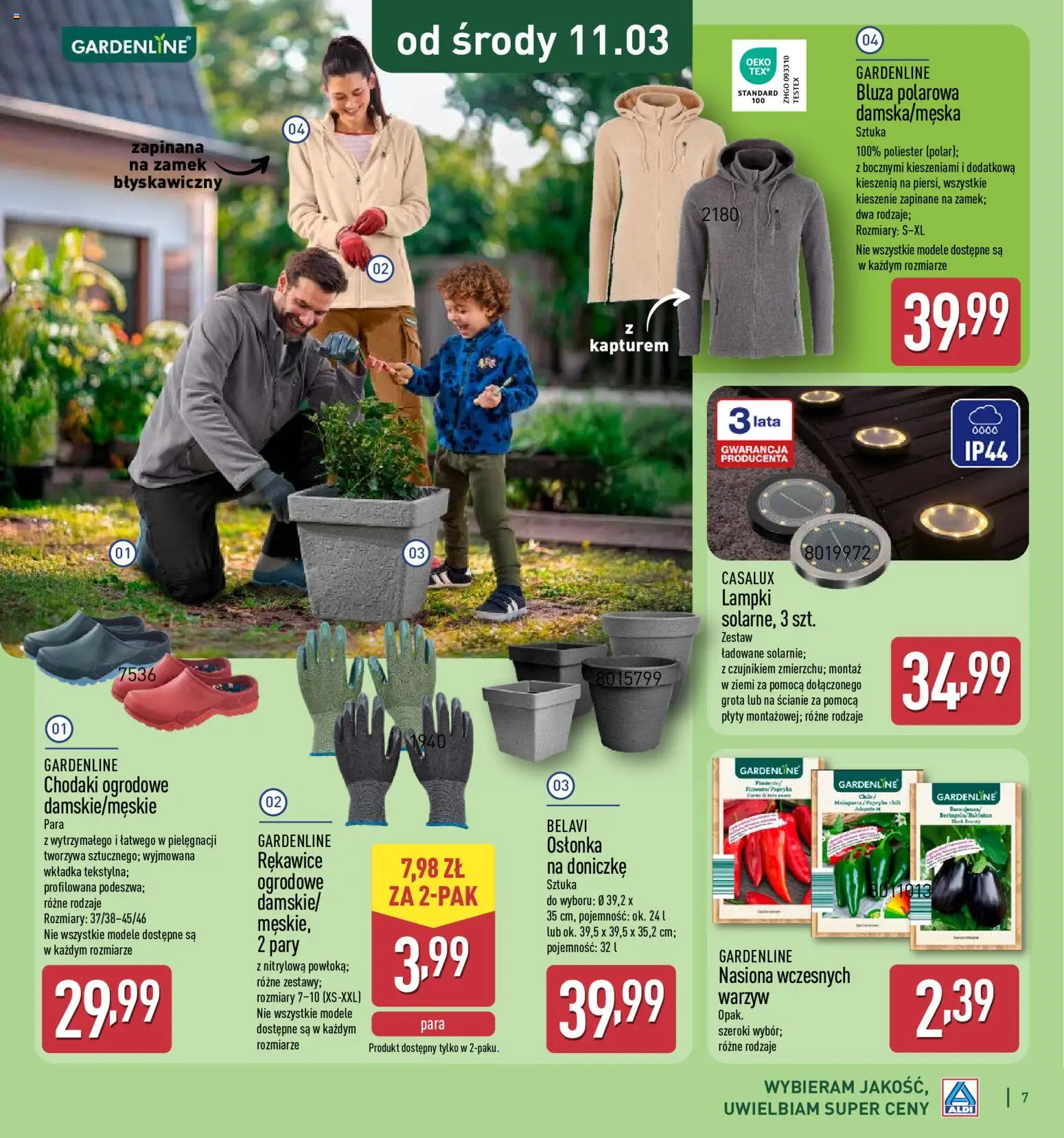 Aldi Gazetka - Katalog ogrodowy od 25.02.2026 | Strona: 7 | Produkty: Chili, Lampki, Plyty, Nasiona