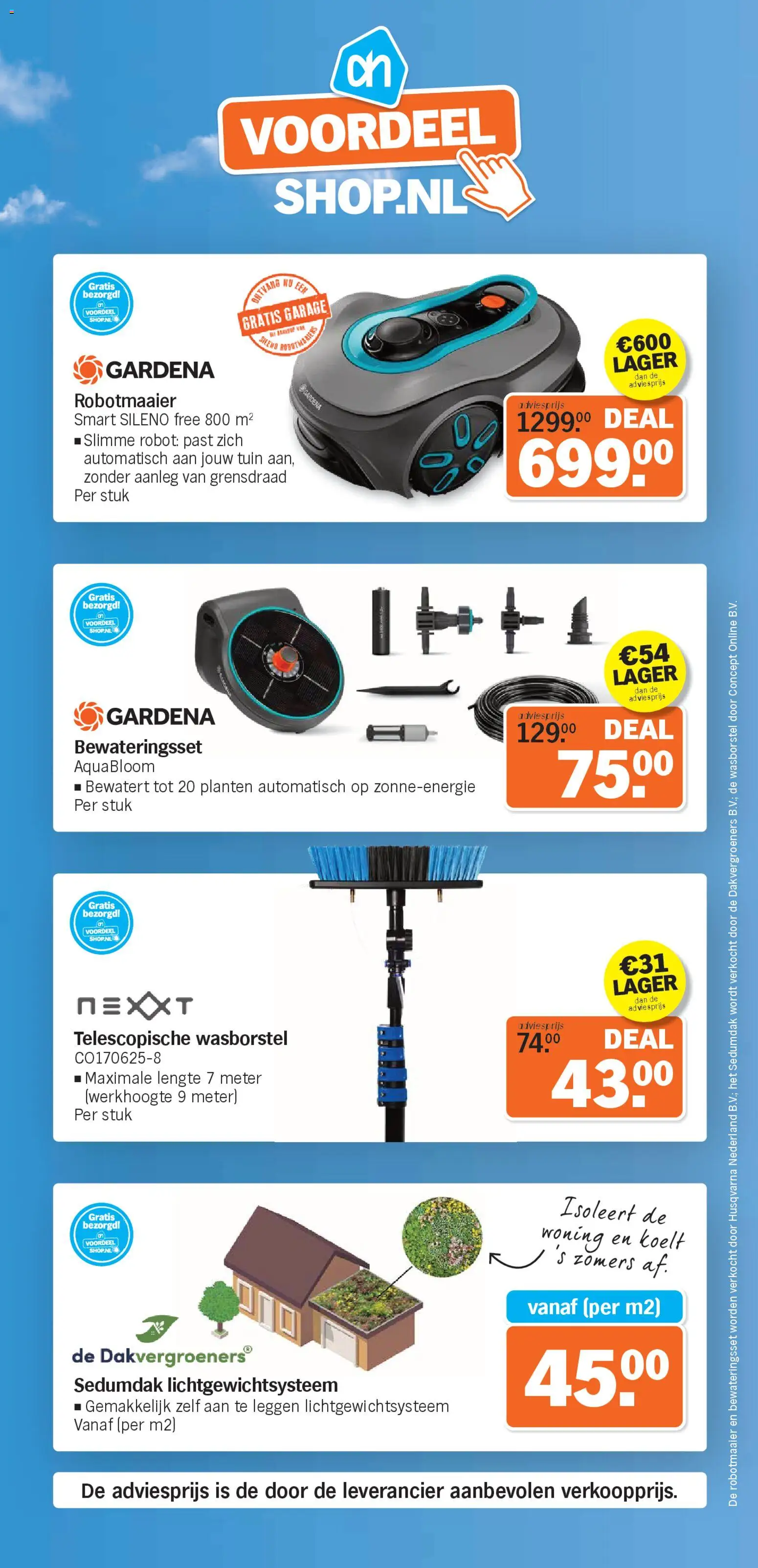 {H1} | Pagina: 7 | Producten: Robot