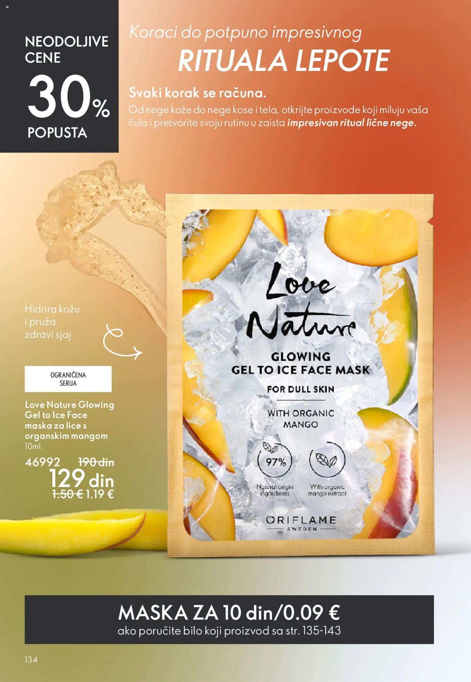 Oriflame katalog - važi od 22.04.2026 | Strana: 134 | Proizvode: Mango, Maska