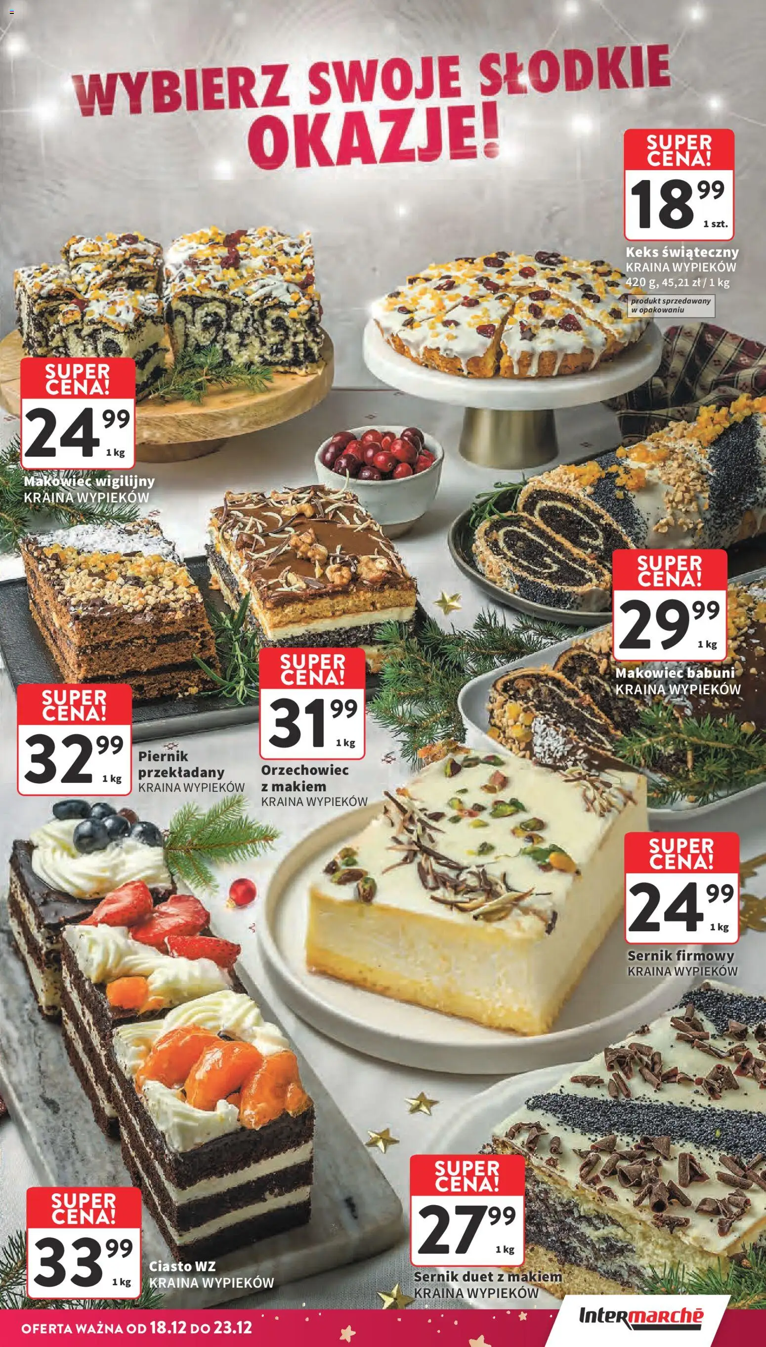 Intermarche Gazetka od 18.12.2025 | Strona: 29 | Produkty: Ciasto, Piernik