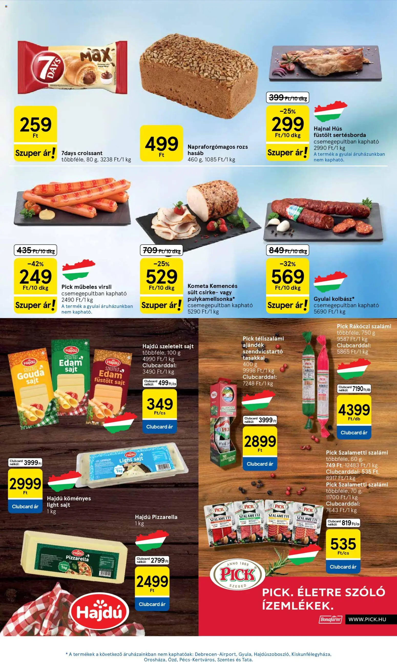 Tesco akciós ujság - amely érvényes a következő dátumtól: 19.03.2026 | Oldal: 17 | Termékek: Rákóczi szalámi, Füstölt sajt, Téliszalámi, Szeletelt sajt