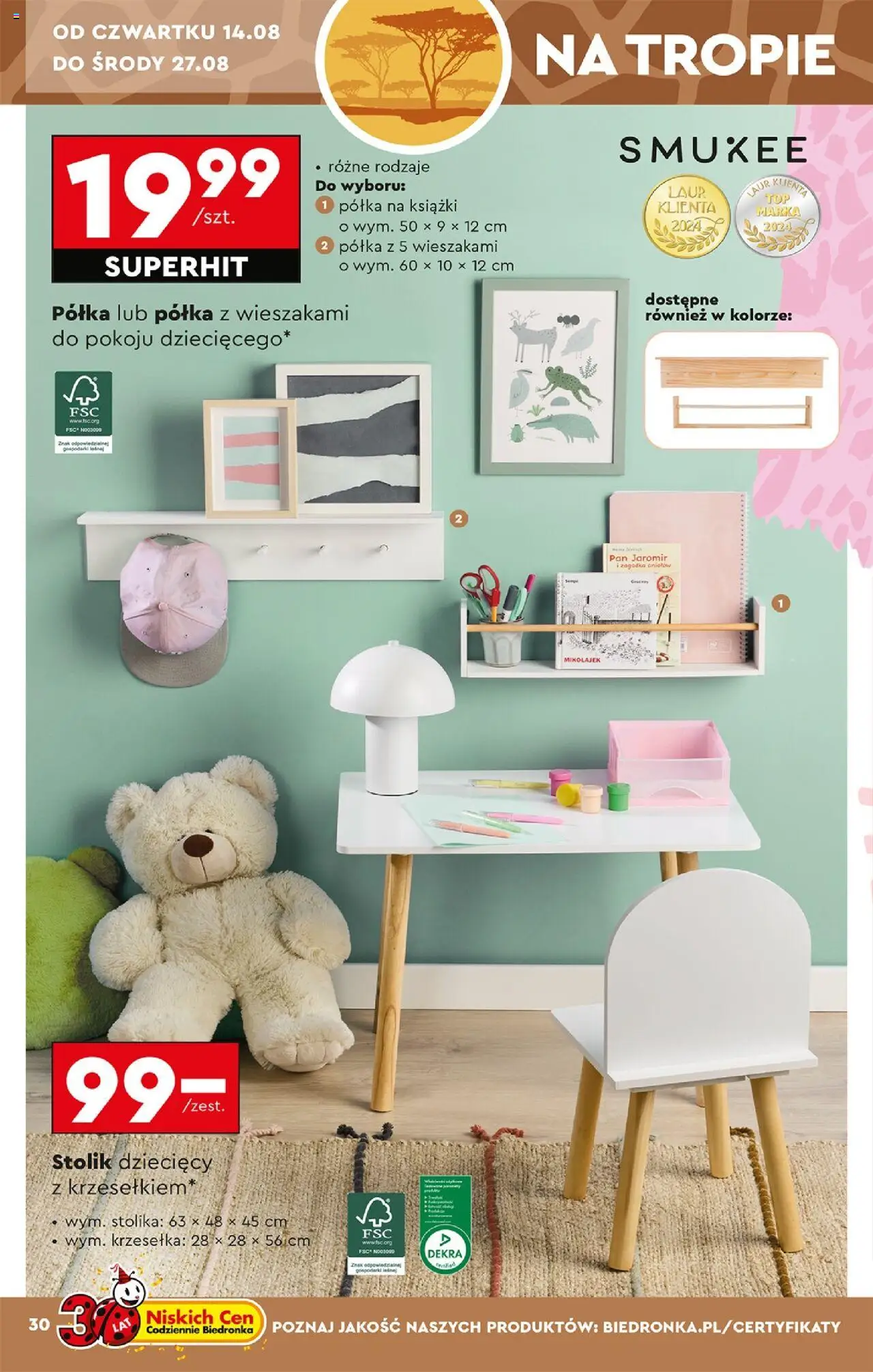 Biedronka gazetka - Hity i inspiracje od 11.08.2025 | Strona: 34 | Produkty: Półka, Książki
