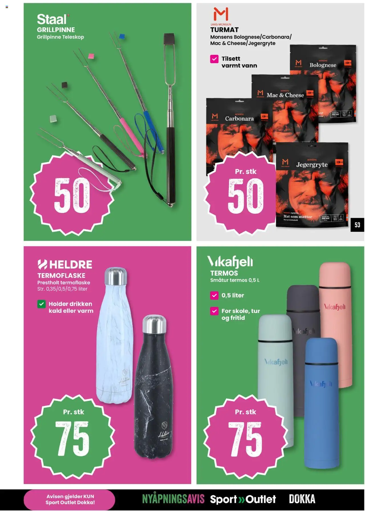  | Side: 53 | Produkter: Ementalec, Вермішель