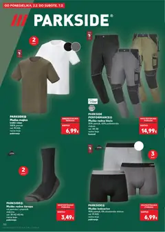 PARKSIDE® Muške radne čarape, od pamuka i umjetnih vlakana, vel. 39/42-43/46, razne boje, pakiranje - Pregled kataloga iz trgovine Kaufland, vrijedi od 28.01.2026 | Stranica: 30