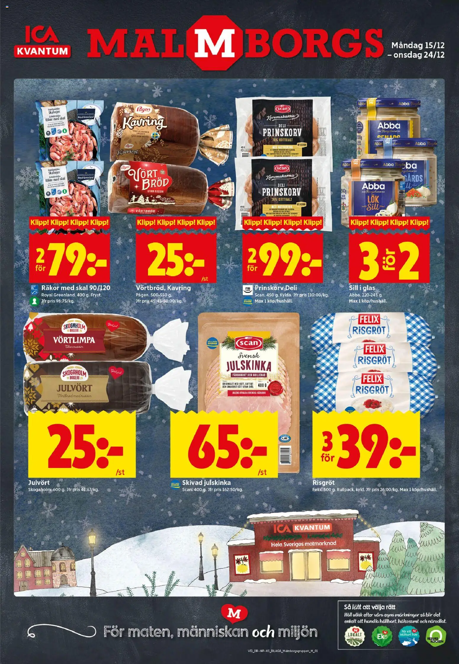 ICA Kvantum reklamblad aktuell från 15.12.2025 | Sida: 17 | Produkter: Håv, Bageri, Bröd, Häll