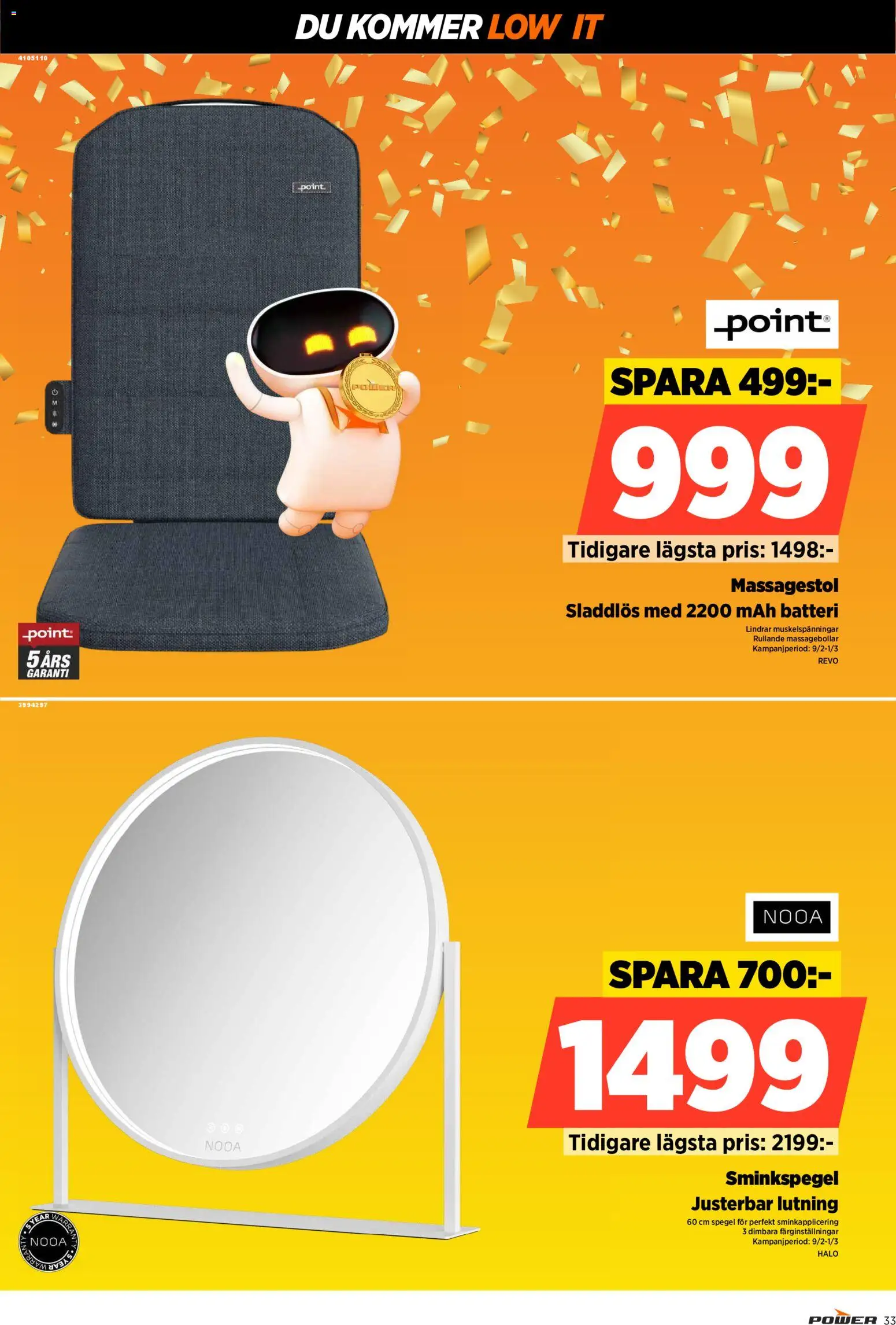 Power reklamblad aktuell från 09.02.2026 | Sida: 33