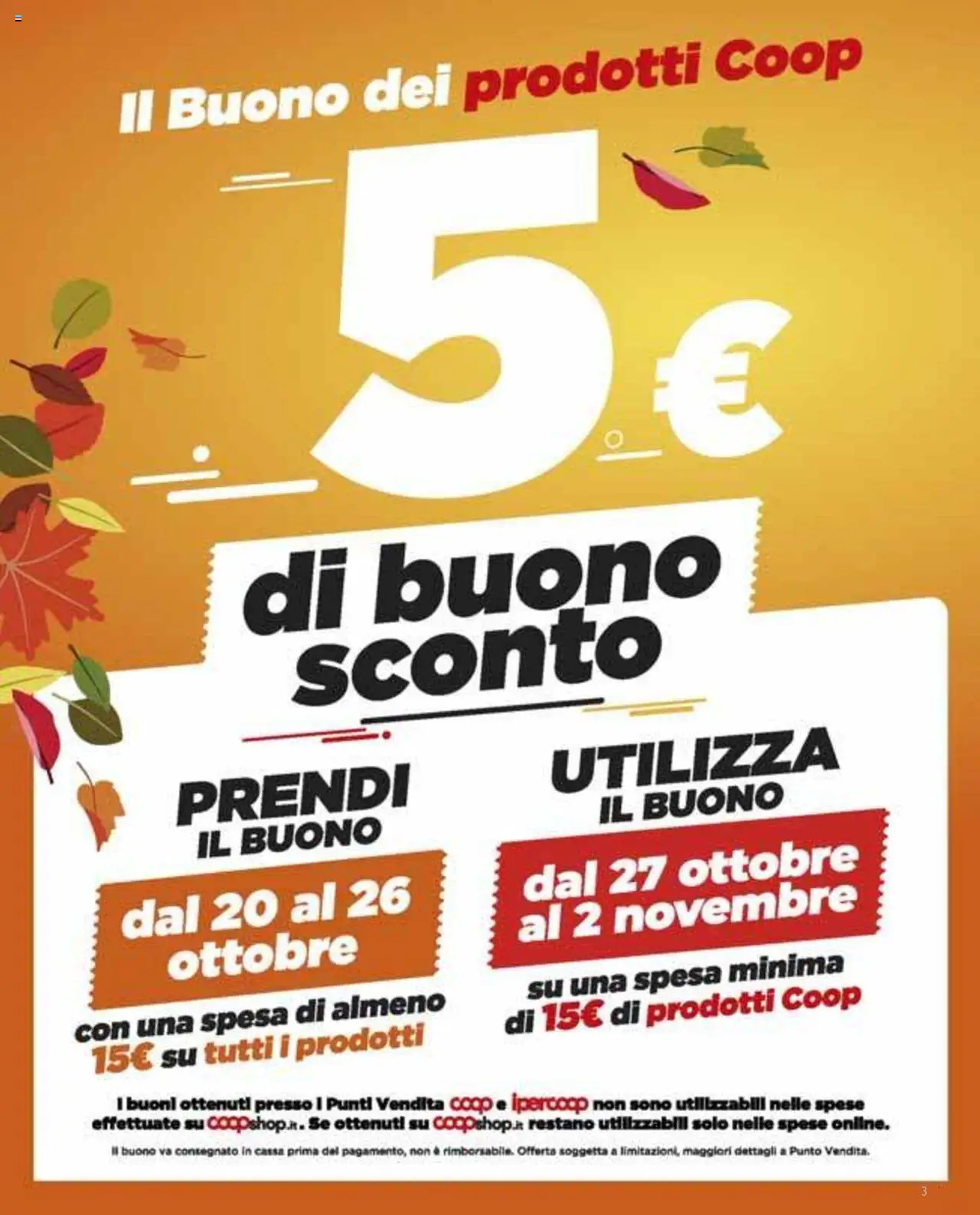 Volantino COOP del 16.10.2025 | Pagina: 3