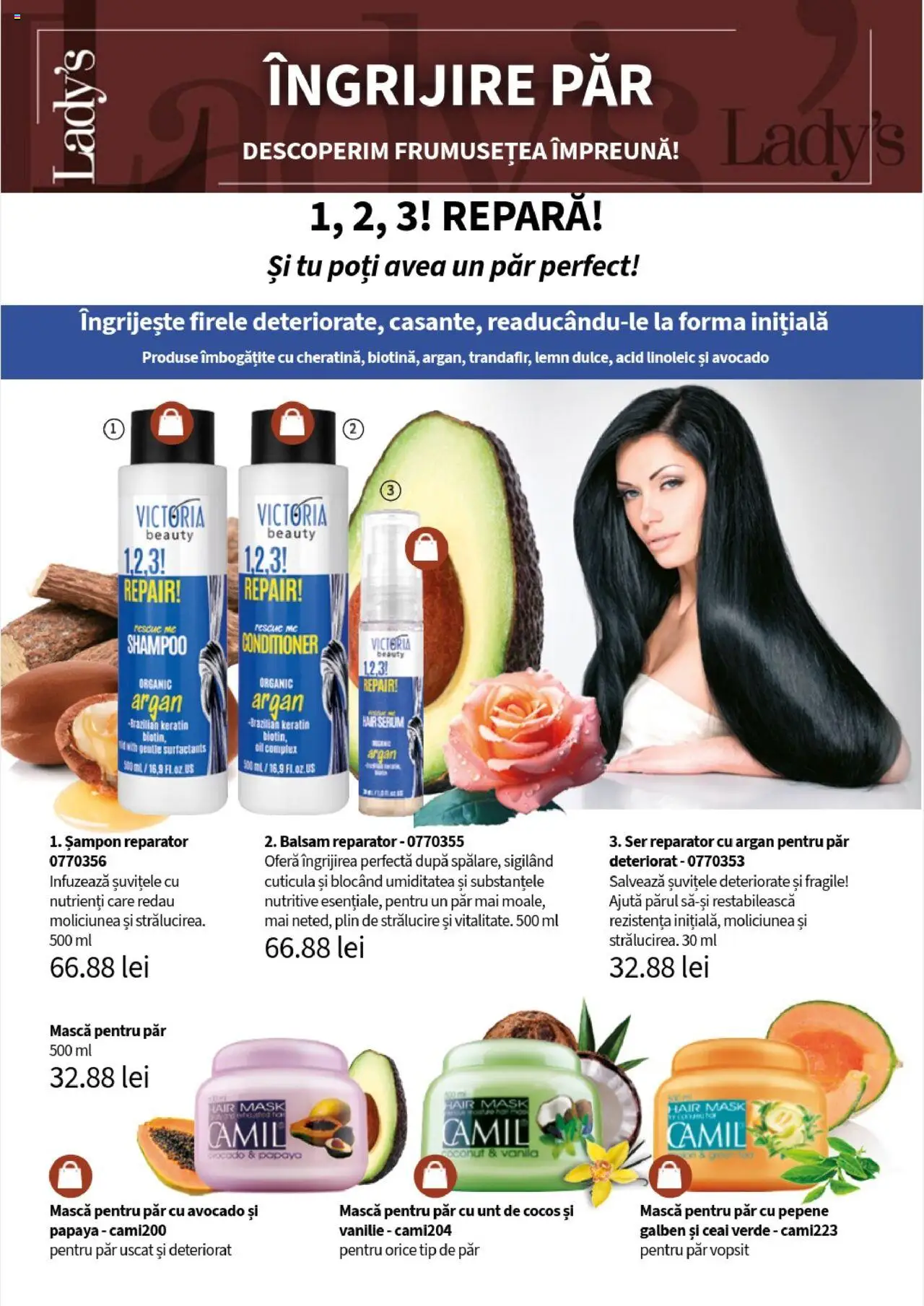 Noul catalog Lady’s – valabil de la 25.09.2025 | Pagină: 96 | Produse: Șampon, Unt, Ceai, Avocado