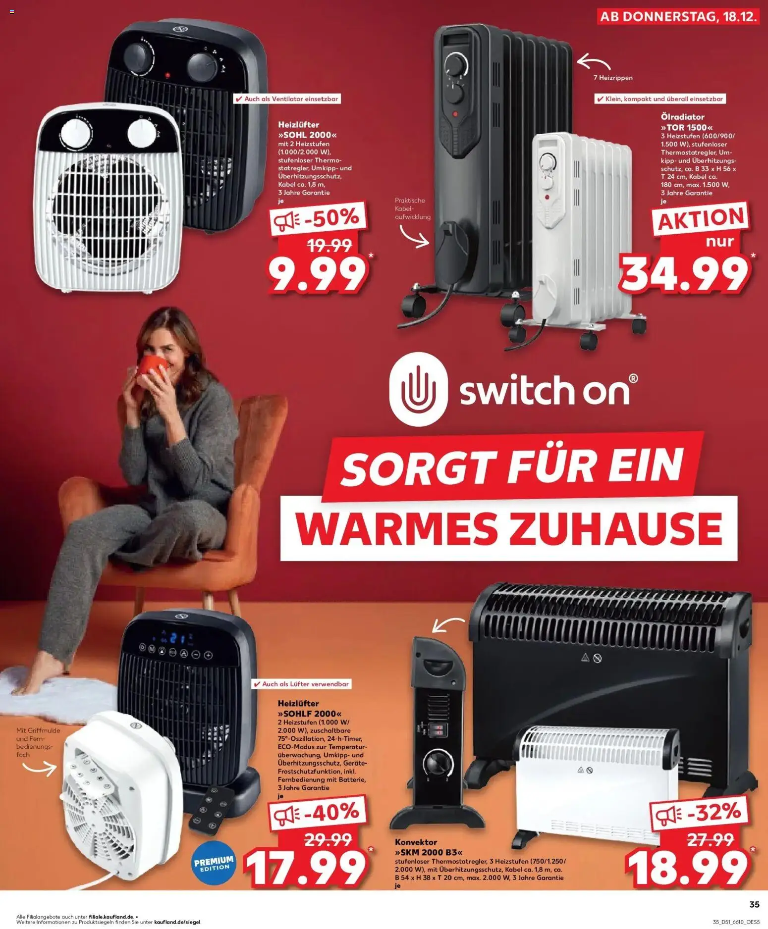 Kaufland prospekt Wuppertal	 – gültig ab 22.12.2025 | Seite: 35 | Produkte: Kabel, Ventilator