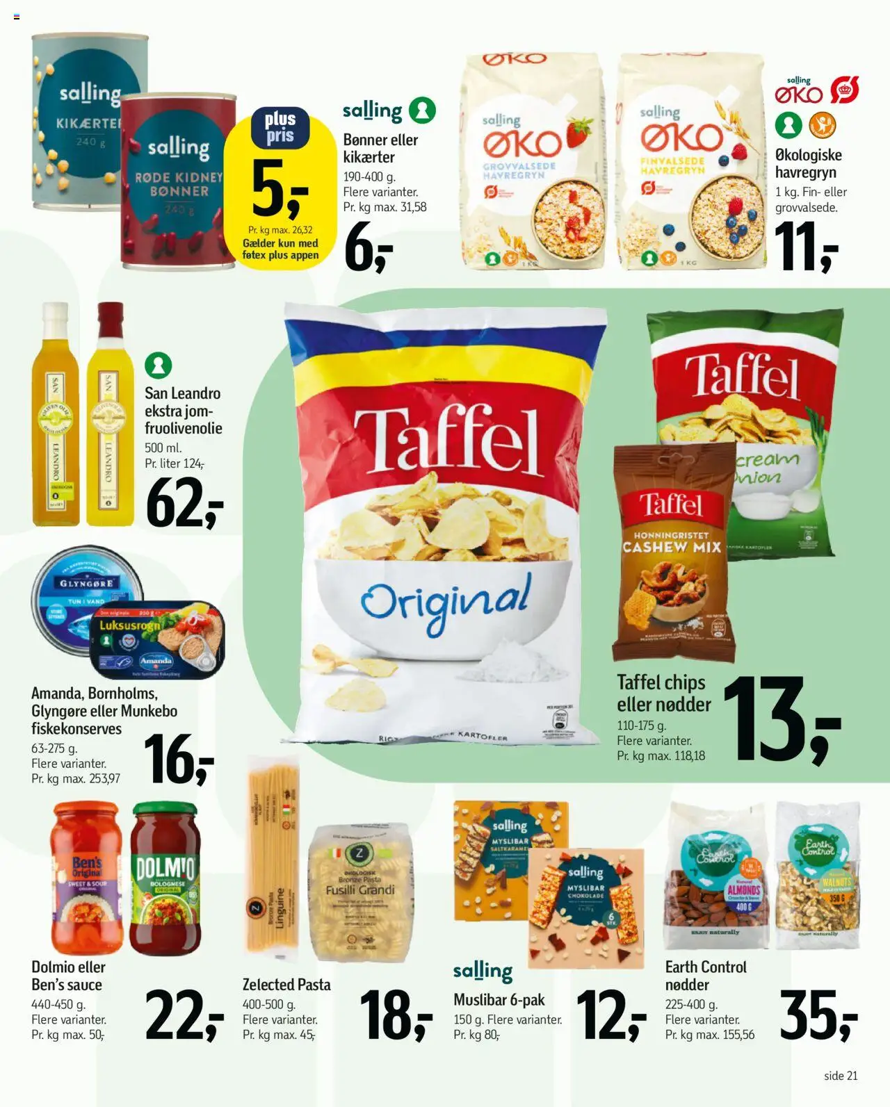 Føtex tilbudsavis – gyldig fra 12.09.2025 | Side: 29 | Produkter: Chokolade, Nødder, Bønner, Tun