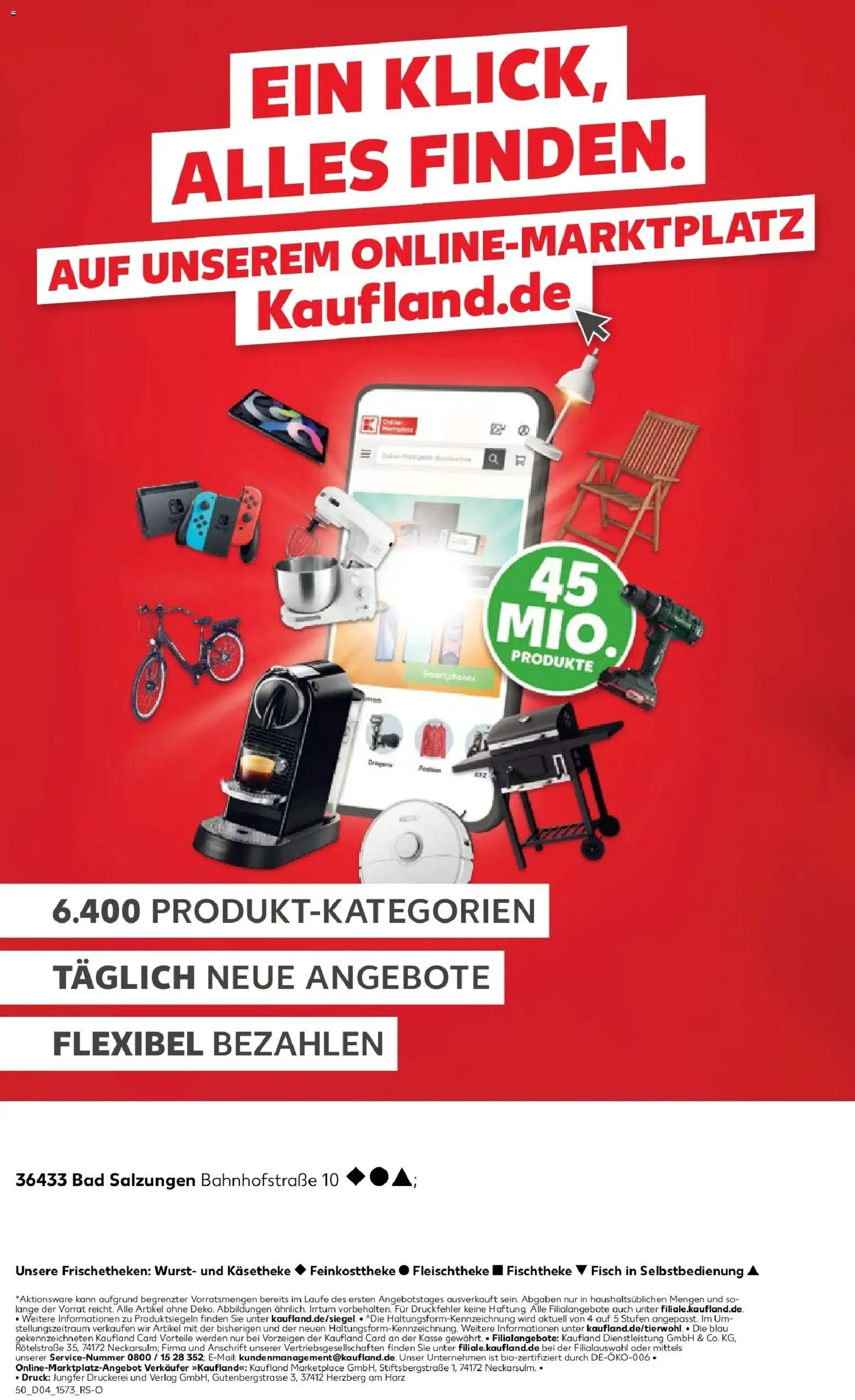 Kaufland prospekt Bad Salzungen	 – gültig ab 25.01.2026 | Seite: 50 | Produkte: Kaffeemaschine, Akkuschrauber, Wurst, Smartphone