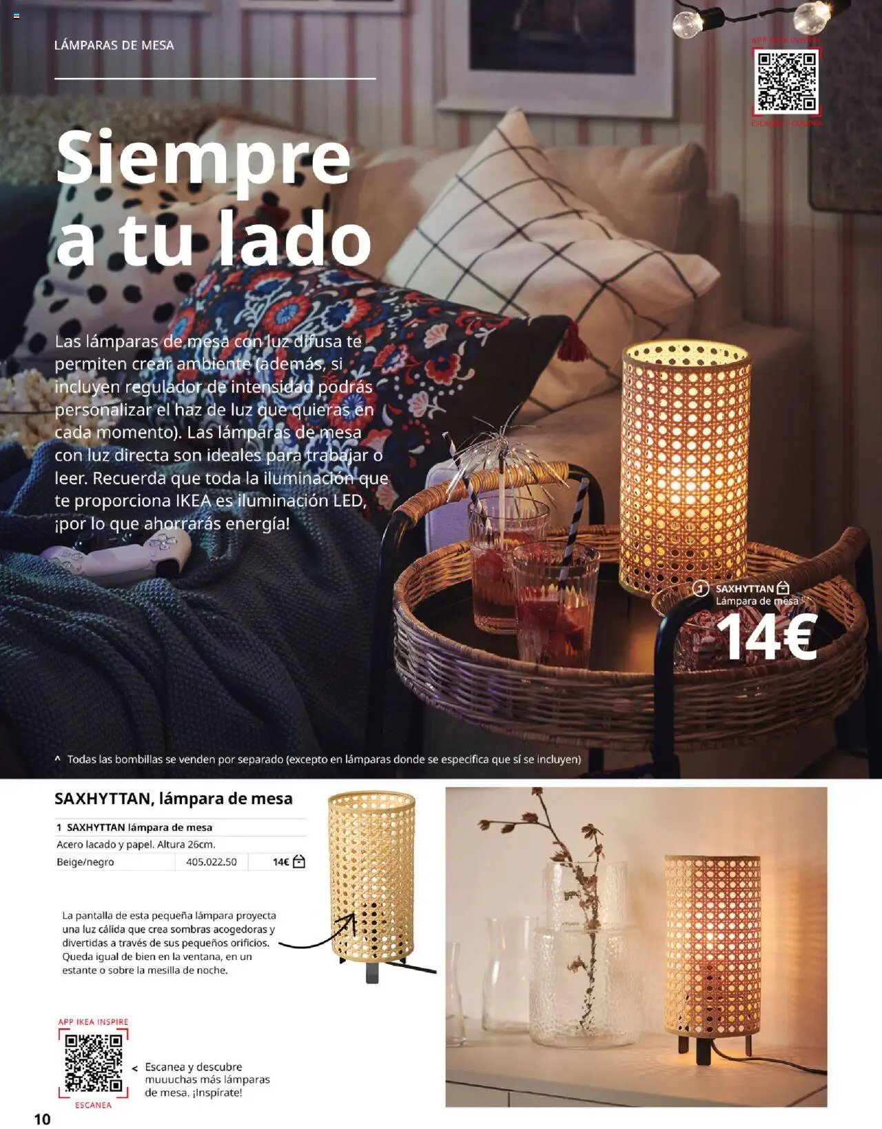 Catálogo IKEA Iluminación │ válido desde el 06.02.2025 | Página: 10 | Productos: Té, Estante, Mesa, Lámpara