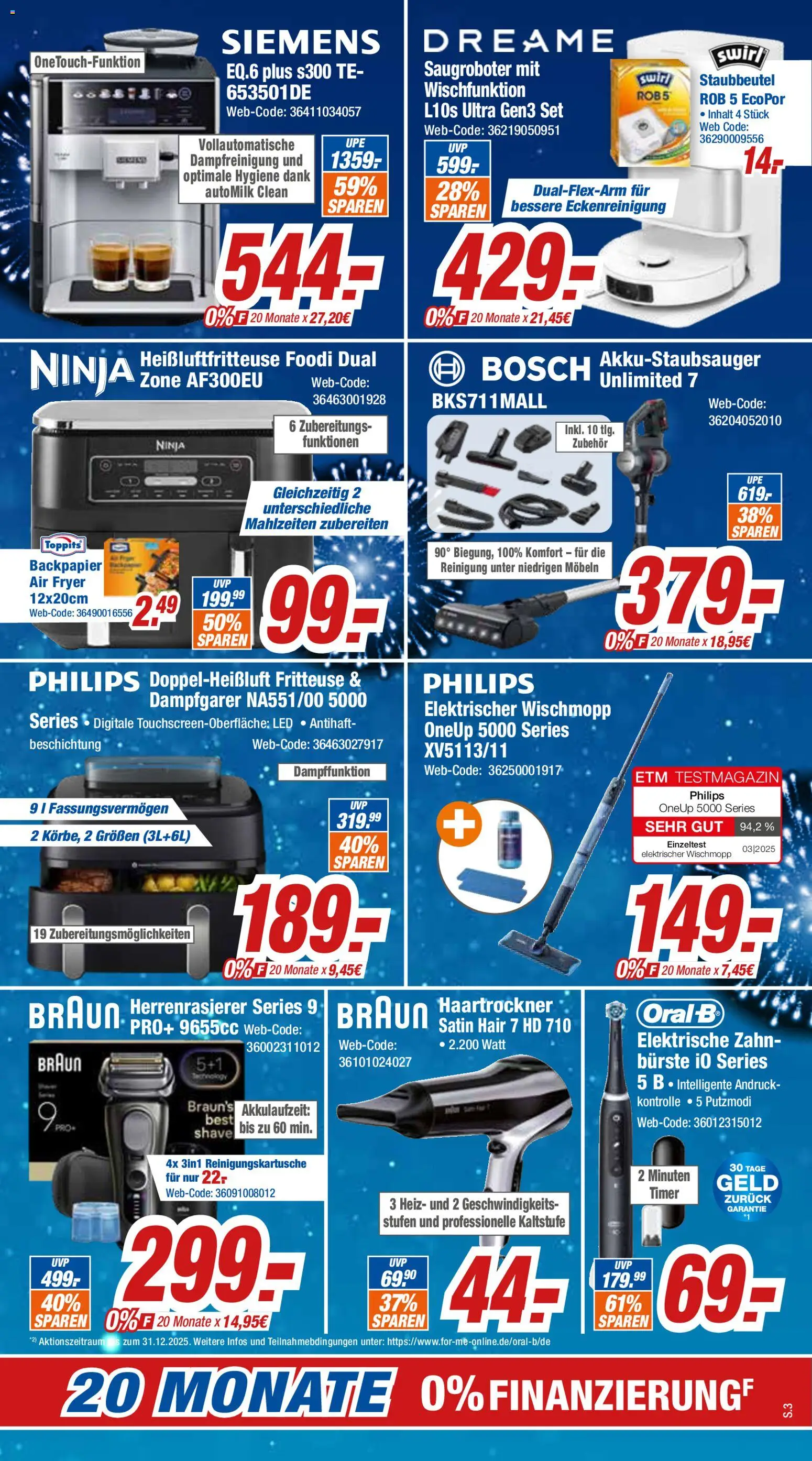 Expert - Giessen – gültig ab 29.12.2025 | Seite: 3 | Produkte: Bosch, Siemens, Haartrockner, Bürste