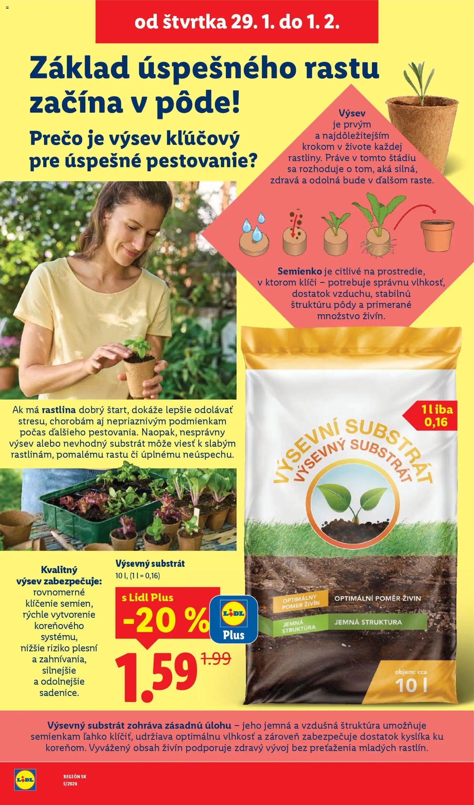 Nové Lidl akcie – leták je platný od 26.01.2026 | Strana: 80 | Produkty: Substrát