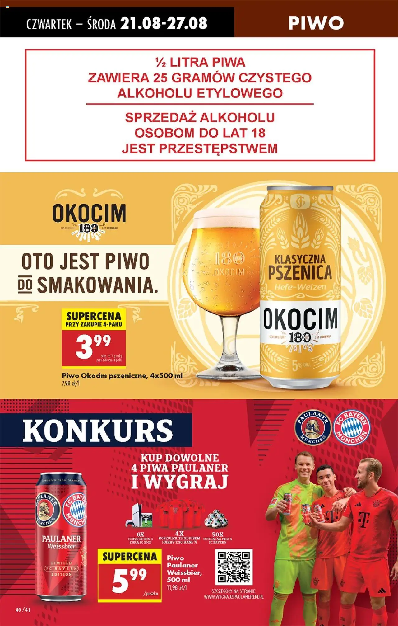 Biedronka gazetka - Oferta w tym tygodniu od 21.08.2025 | Strona: 50 | Produkty: Playstation, Gra, Piwo