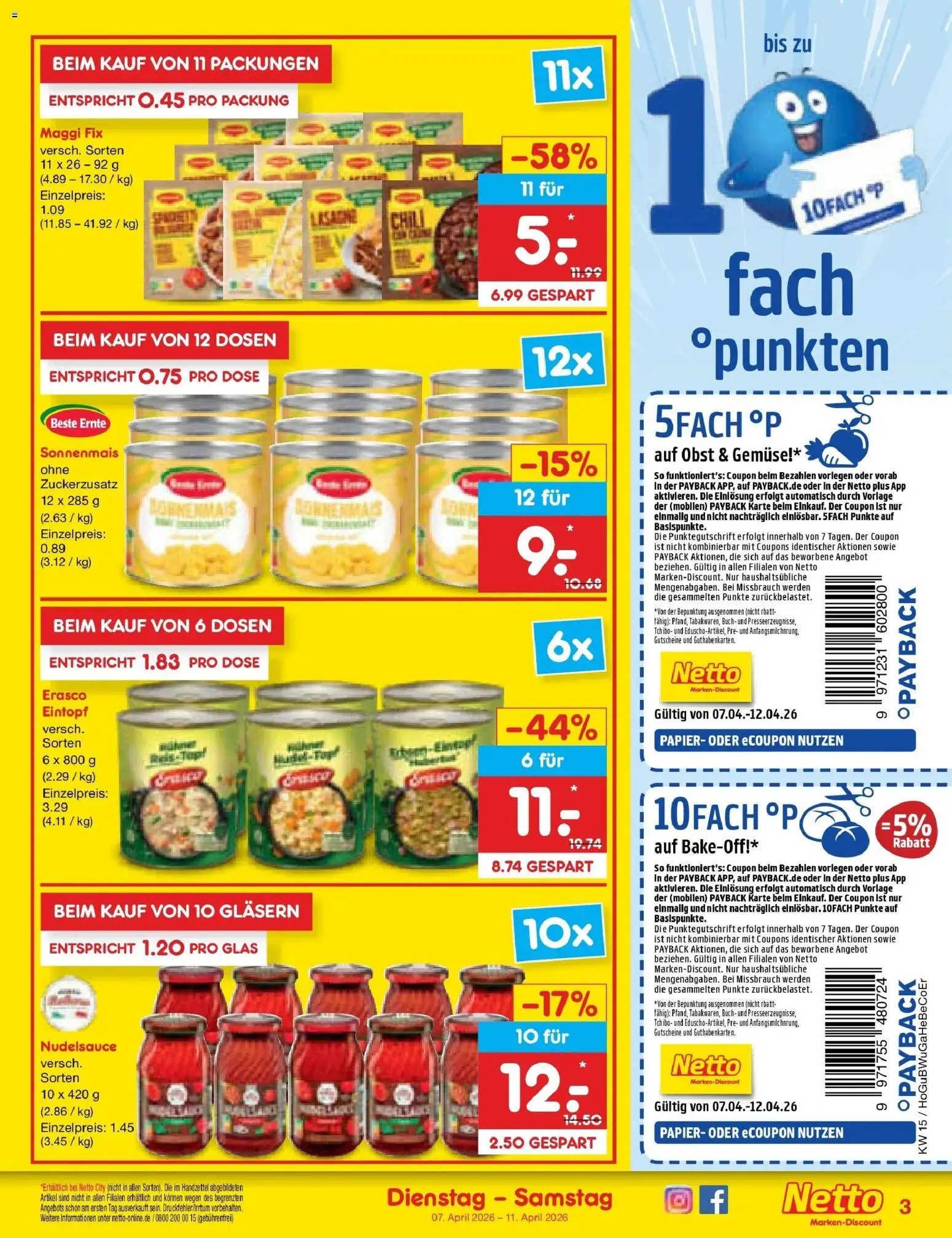 Netto Marken-Discount Prospekt Hamburg	 – gültig ab 05.04.2026 | Seite: 3