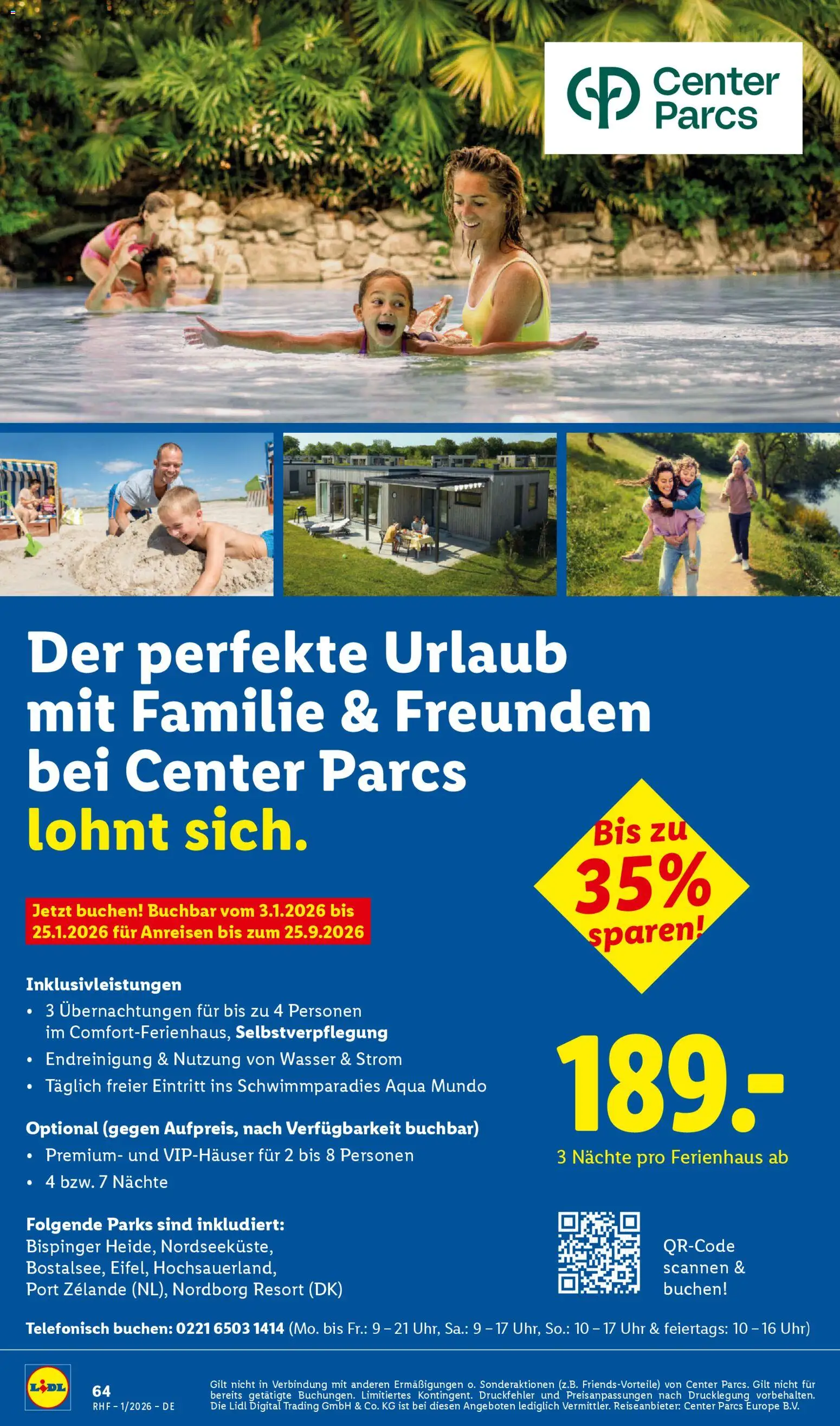 Lidl Reisen Prospekt 	 – gültig ab 29.12.2025 | Seite: 64 | Produkte: Wasser, Uhr