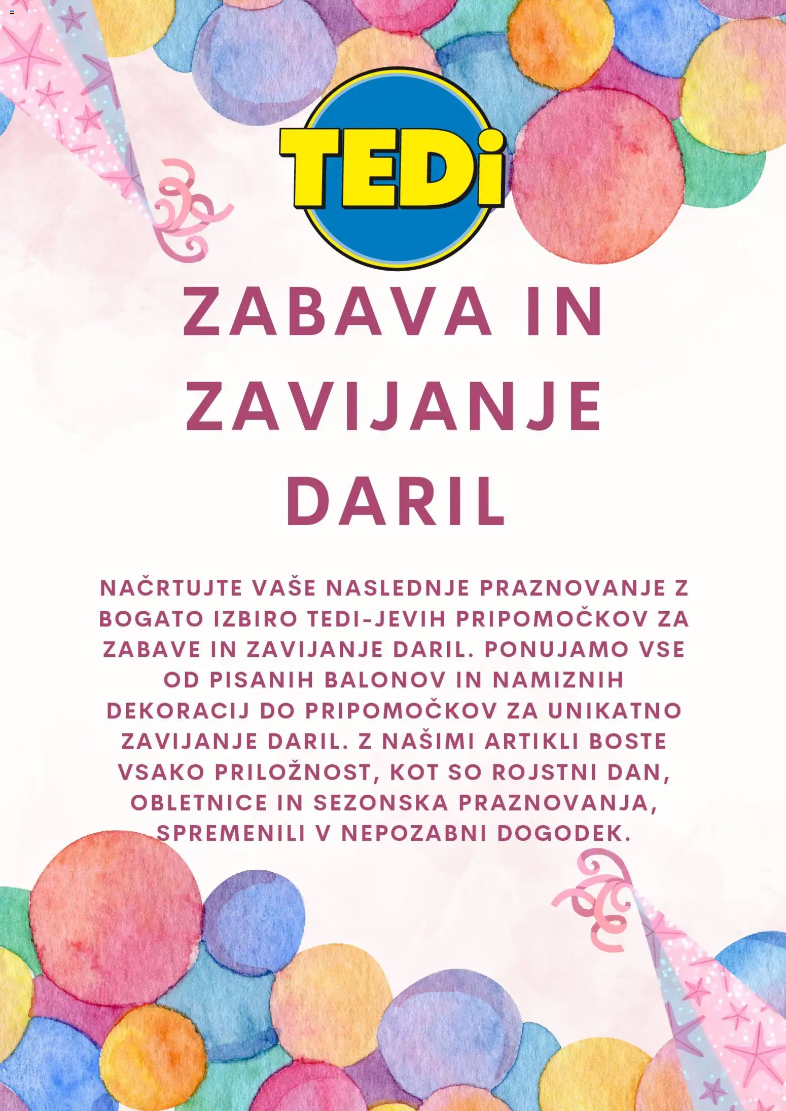Novi TEDi katalog ponudbe – veljaven od 01.01.2026 | Stran: 1