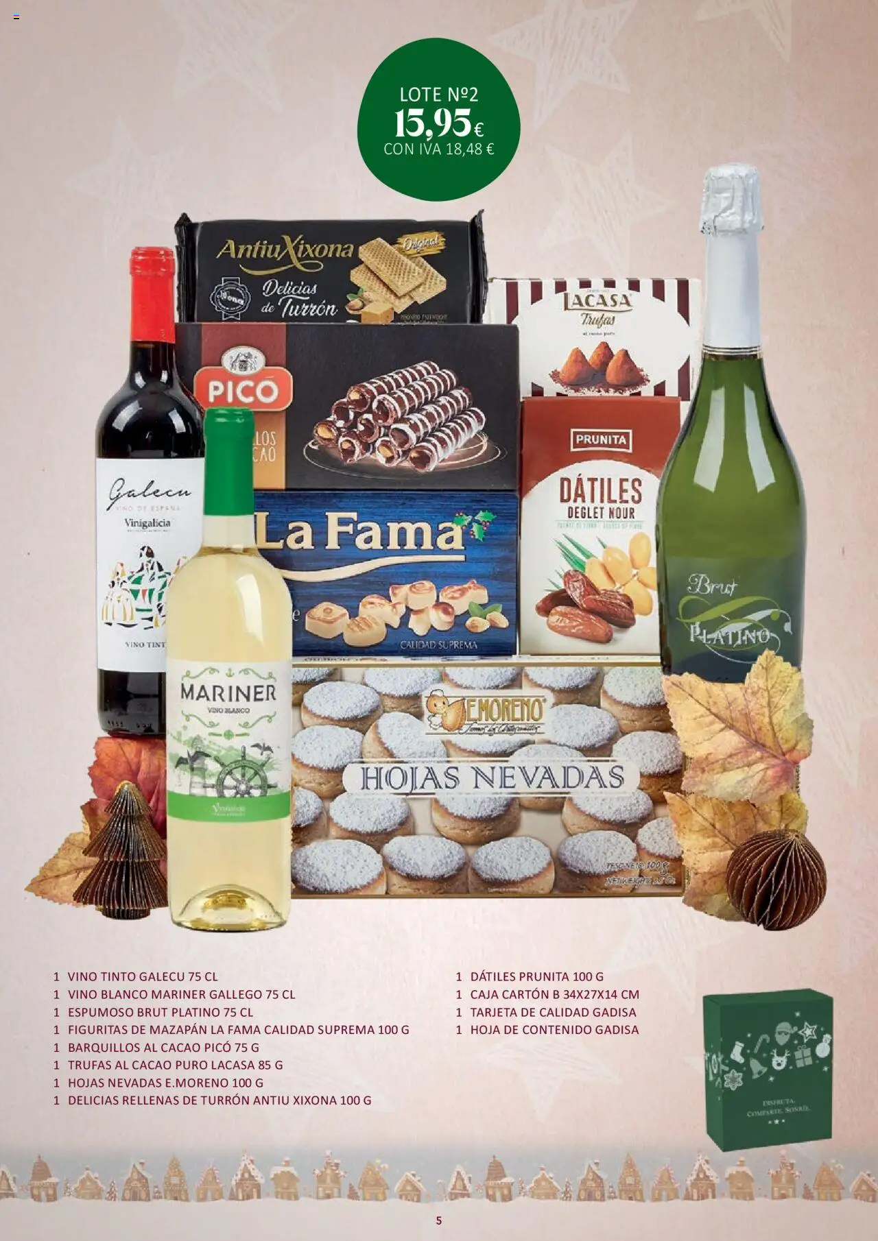 Gadis folleto │ válido desde el 16.10.2025 | Página: 5 | Productos: Vino, Té, Φρυγανιές σικάλεως, Caja