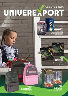 Univerexport Školski katalog - pregled Univerexport kataloga - važi od 14.08.2025
