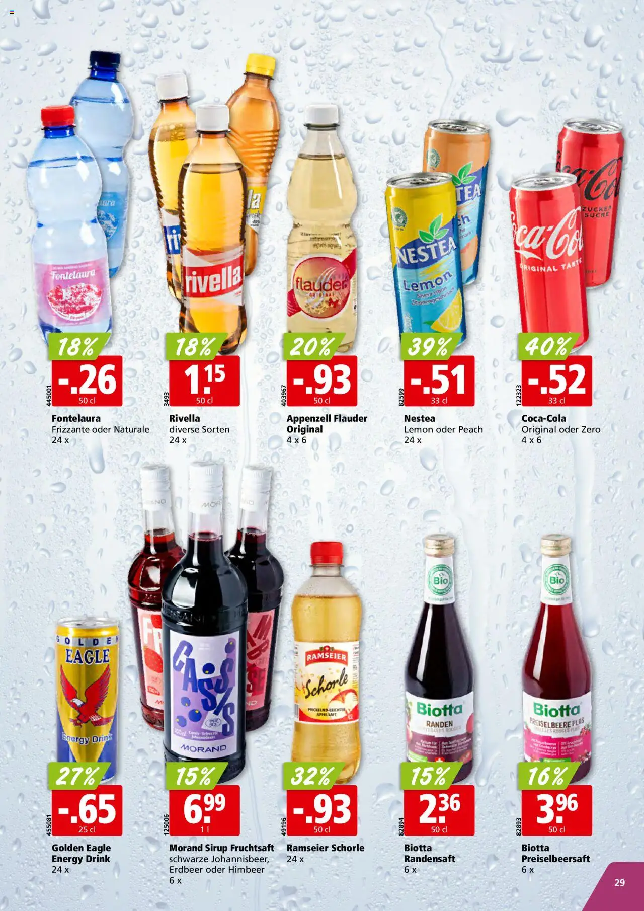 Aligro Aktionen Schlieren, Gossau SG, Frauenfeld, Rapperswil-Jona, Sargans, Bern, Brüttisellen, Pratteln, Emmen, Spreitenbach ab 25.08.2025 | Seite: 29 | Produkte: Sirup, Apfelsaft, Zucker