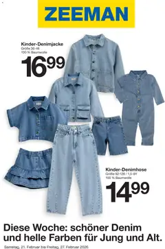 Zeeman Prospekt 	 ab 21.02.2026 gültig