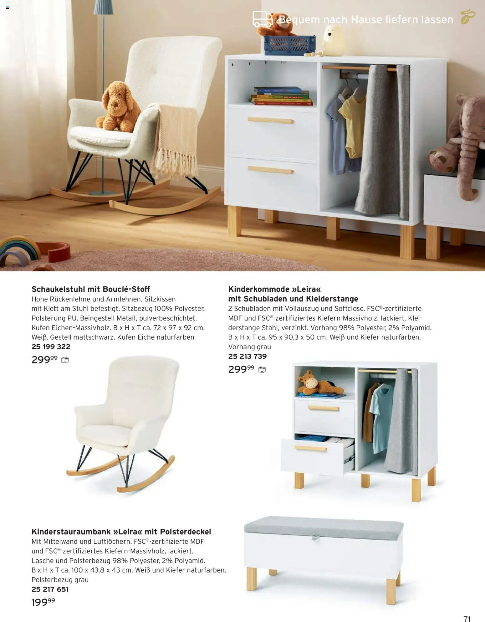 Katalog Tchibo Frühling Kids – gültig ab 05.03.2026 | Seite: 71 | Produkte: Stuhl, Vorhang