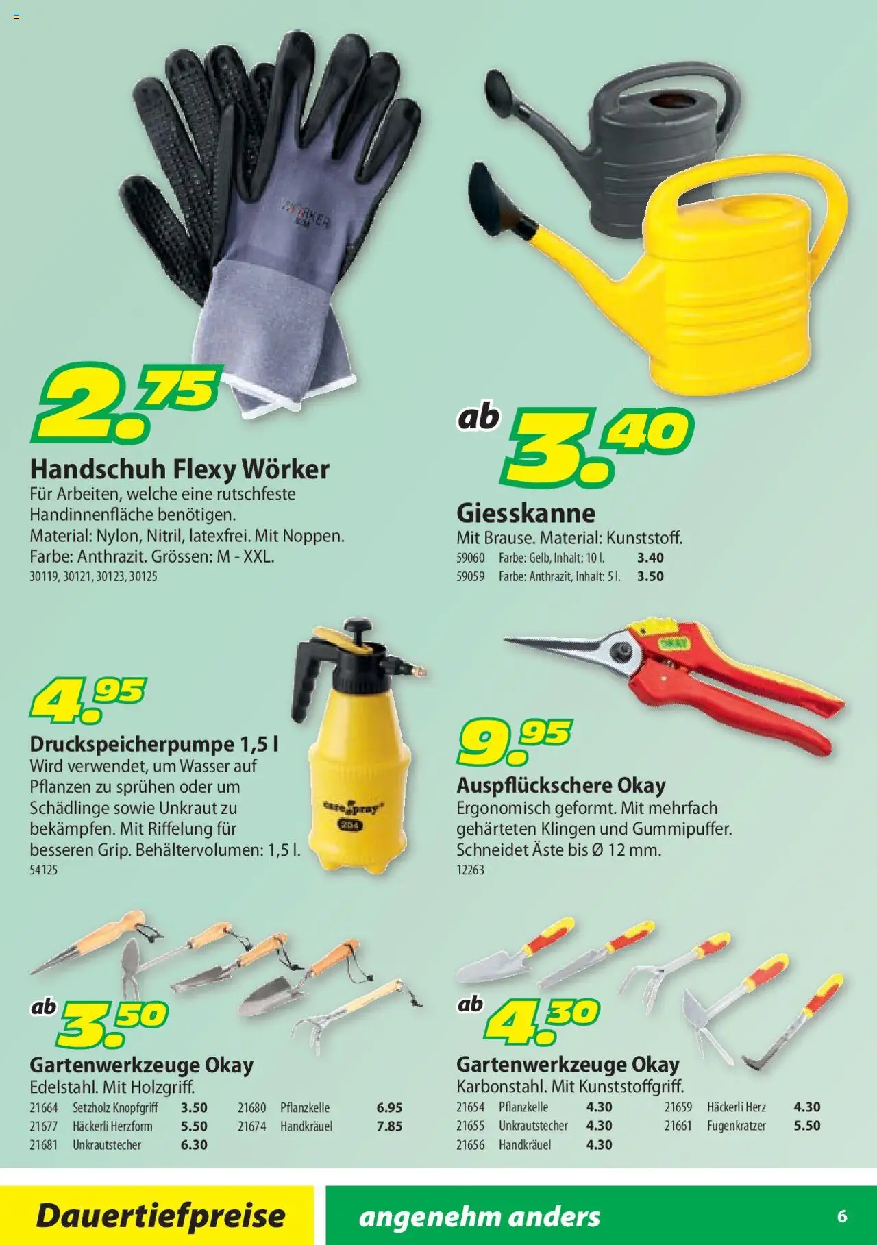 Landi Aktionen Geranien ab 17.03.2025 | Seite: 6 | Produkte: Wasser