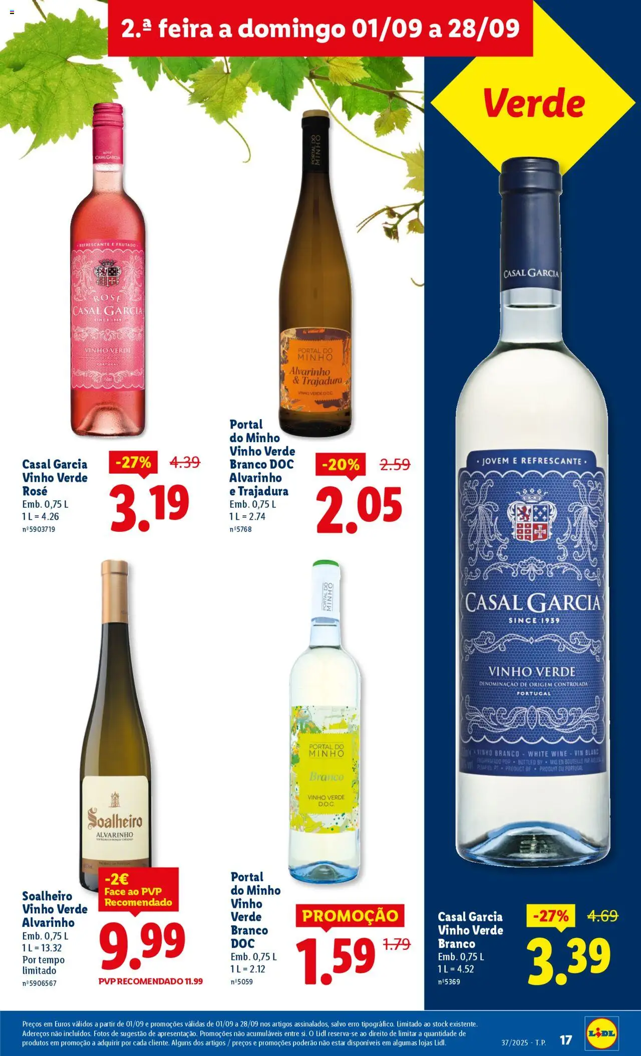 Lidl folheto │ válido de 08.09.2025 | Página: 17 | Produtos: Vinho