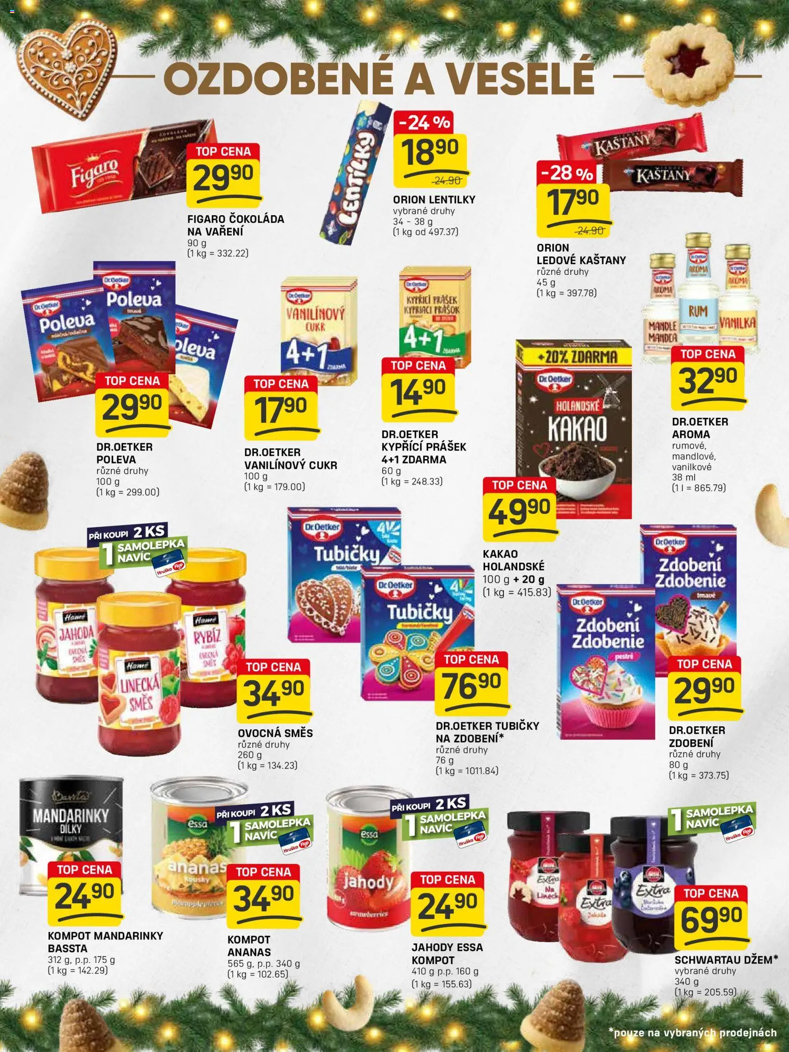 Flop leták - Vánoce od 26.11.2025 | Strana: 6 | Produkty: Čokoláda, Mandarinky, Ledové kaštany, Mandle