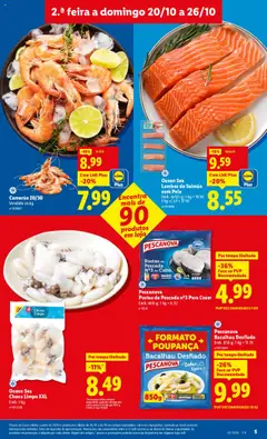 Pré-visualização Pescanova Postas de Pescada nº3 Para Cozer, Emb. 600 g; 1 kg = 8.32 válido de 20.10.2025 | Página: 5