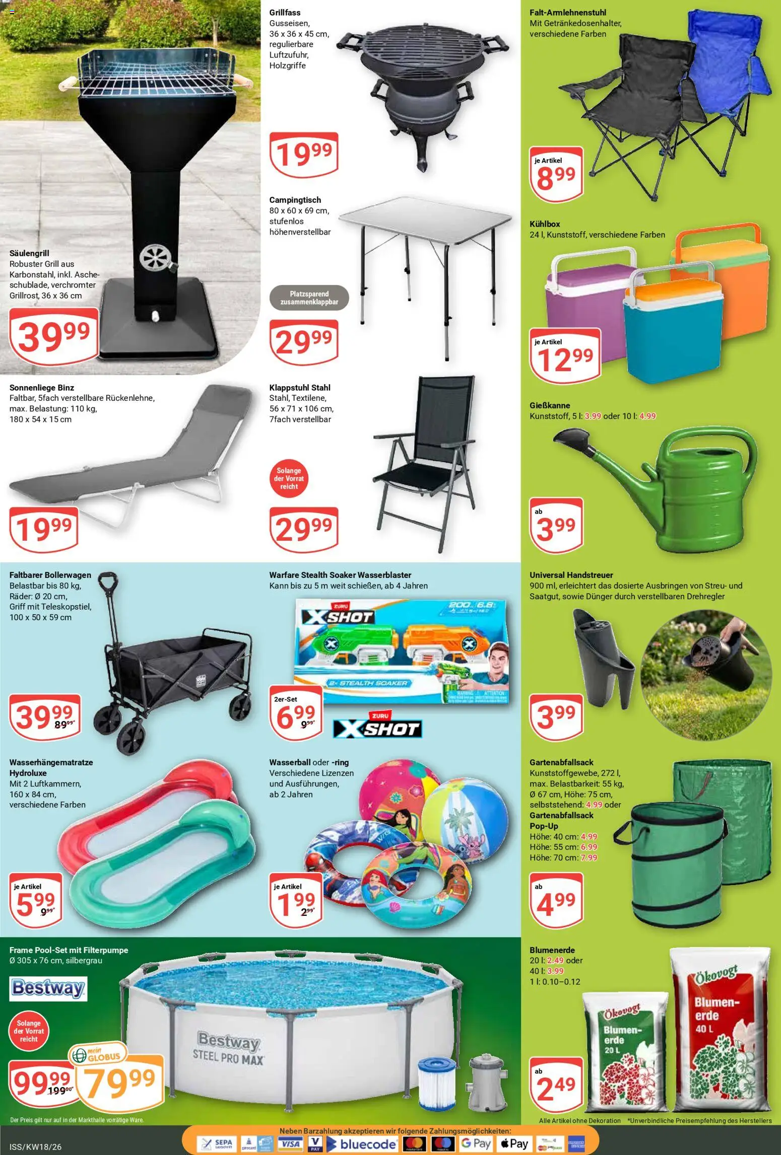 Globus Prospekt 	 – gültig ab 27.04.2026 | Seite: 21 | Produkte: Grill, Blumen, Blumenerde