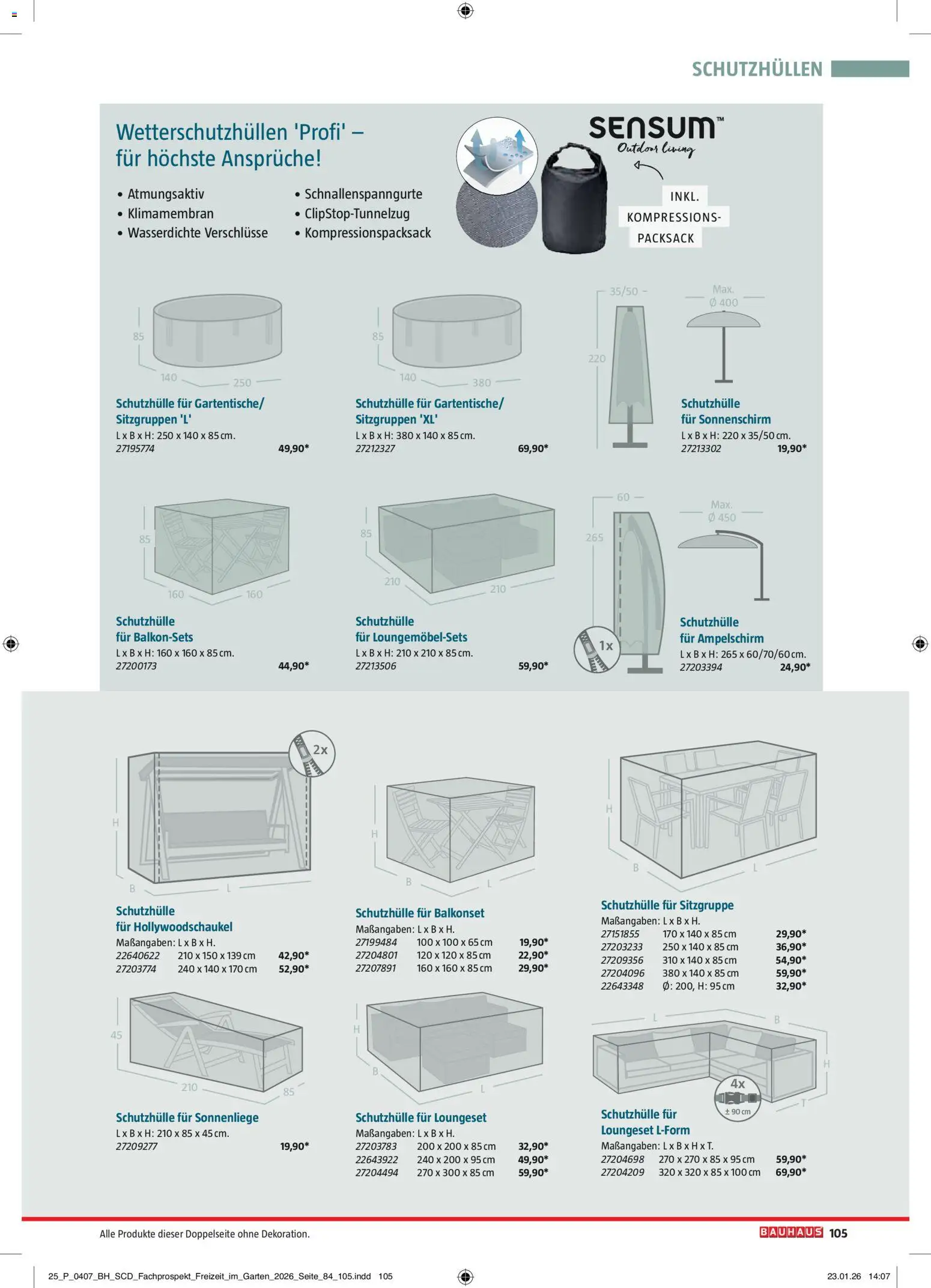 Bauhaus Freizeit im Garten gültig ab 01.05.2026 | Seite: 105