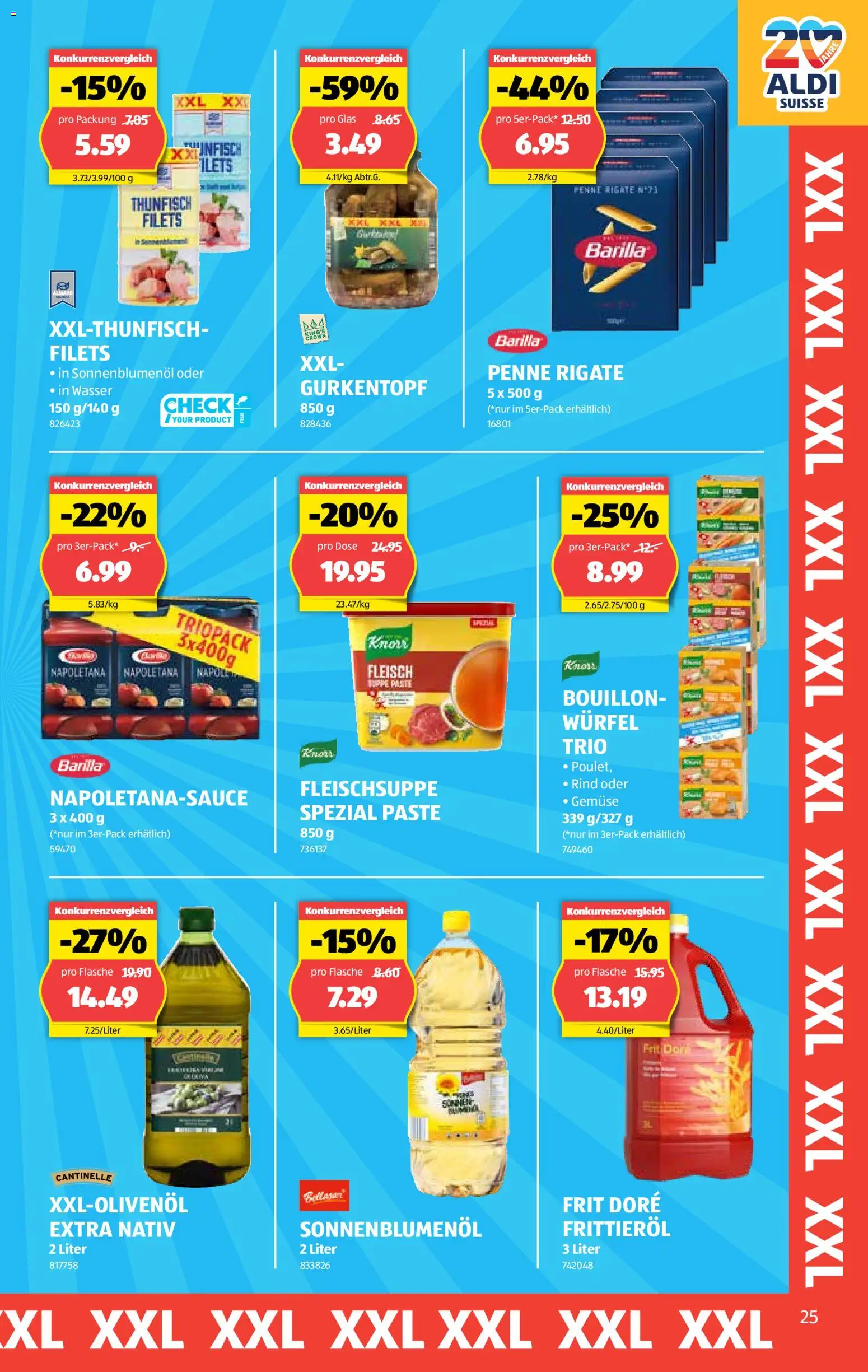 Aldi Aktionen – gültig ab 06.11.2025 | Seite: 26 | Produkte: Barilla, Gemüse, Wasser