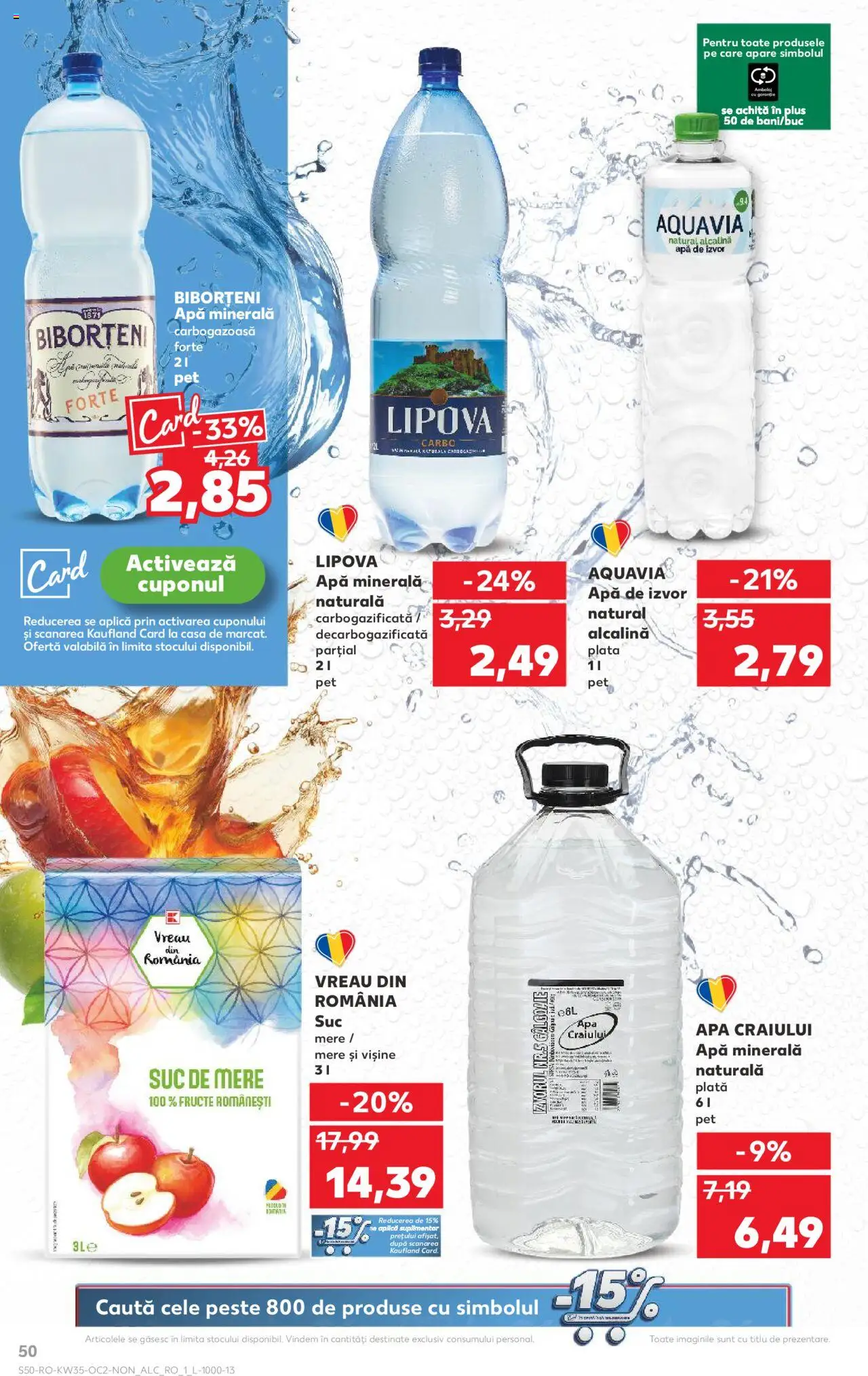 Kaufland RO akciós ujság - amely érvényes a következő dátumtól: 27.08.2025 | Oldal: 50