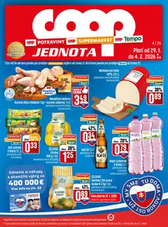 COOP Jednota leták platný od 29.01.2026