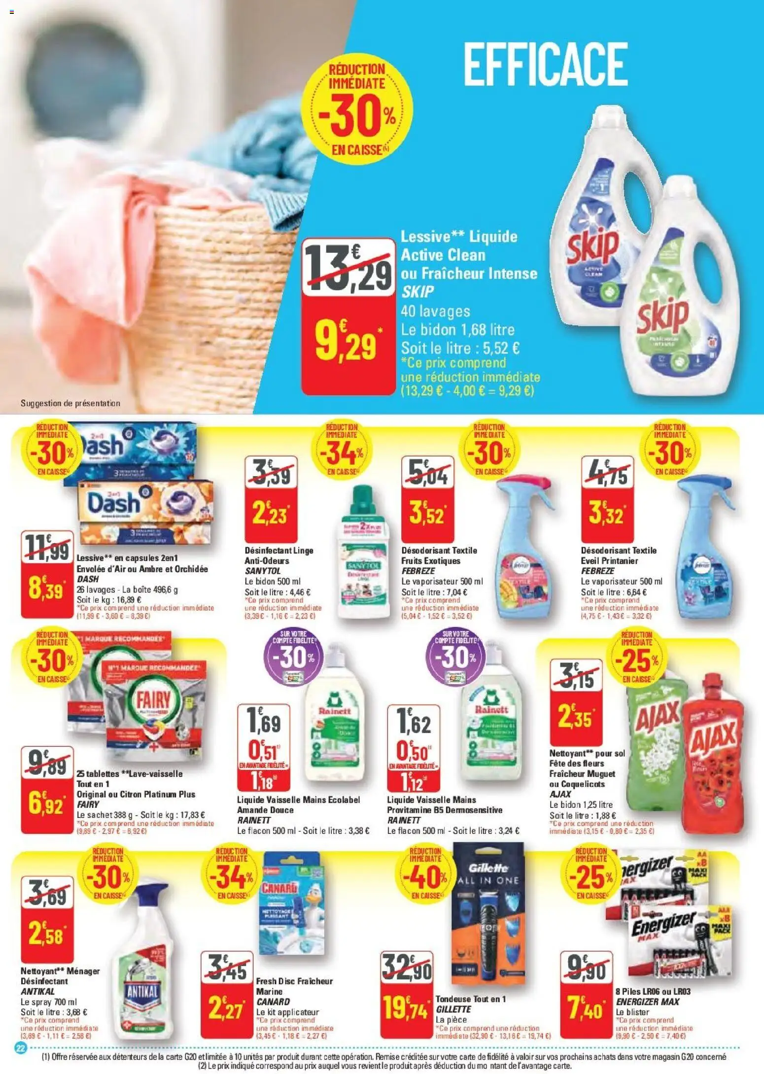 {H1} | Page: 22 | Produits: Amande, Citron, Vaporisateur, Muguet