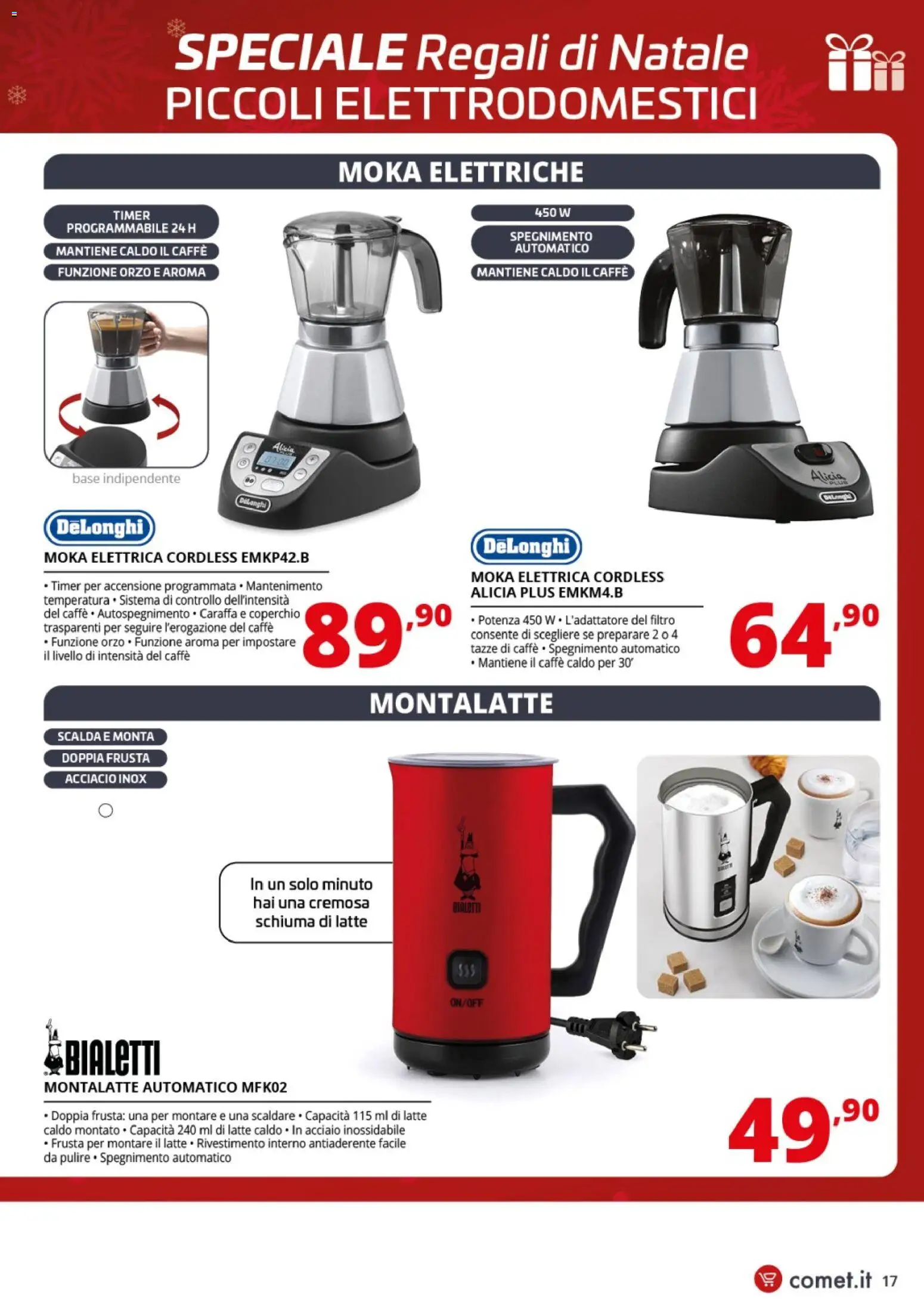 Volantino Comet del 01.12.2025 | Pagina: 17 | Prodotti: Caffè, Latte