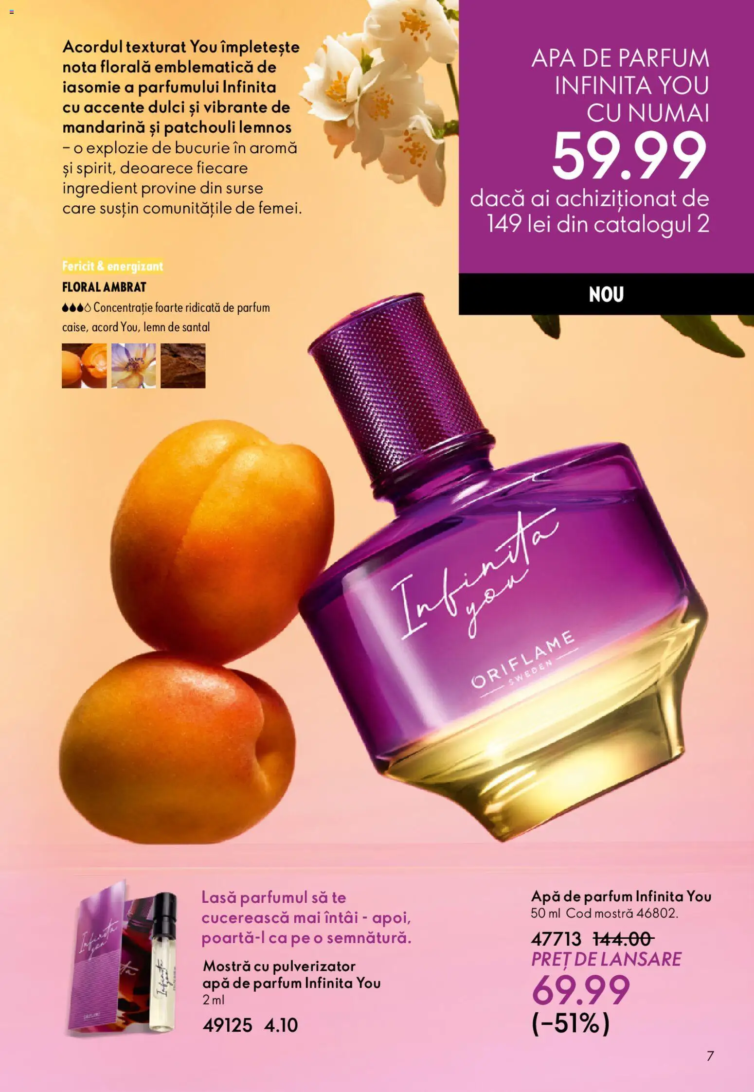 Noul catalog Oriflame – valabil de la 11.02.2026 | Pagină: 7 | Produse: Apă de parfum, Parfum, Apă