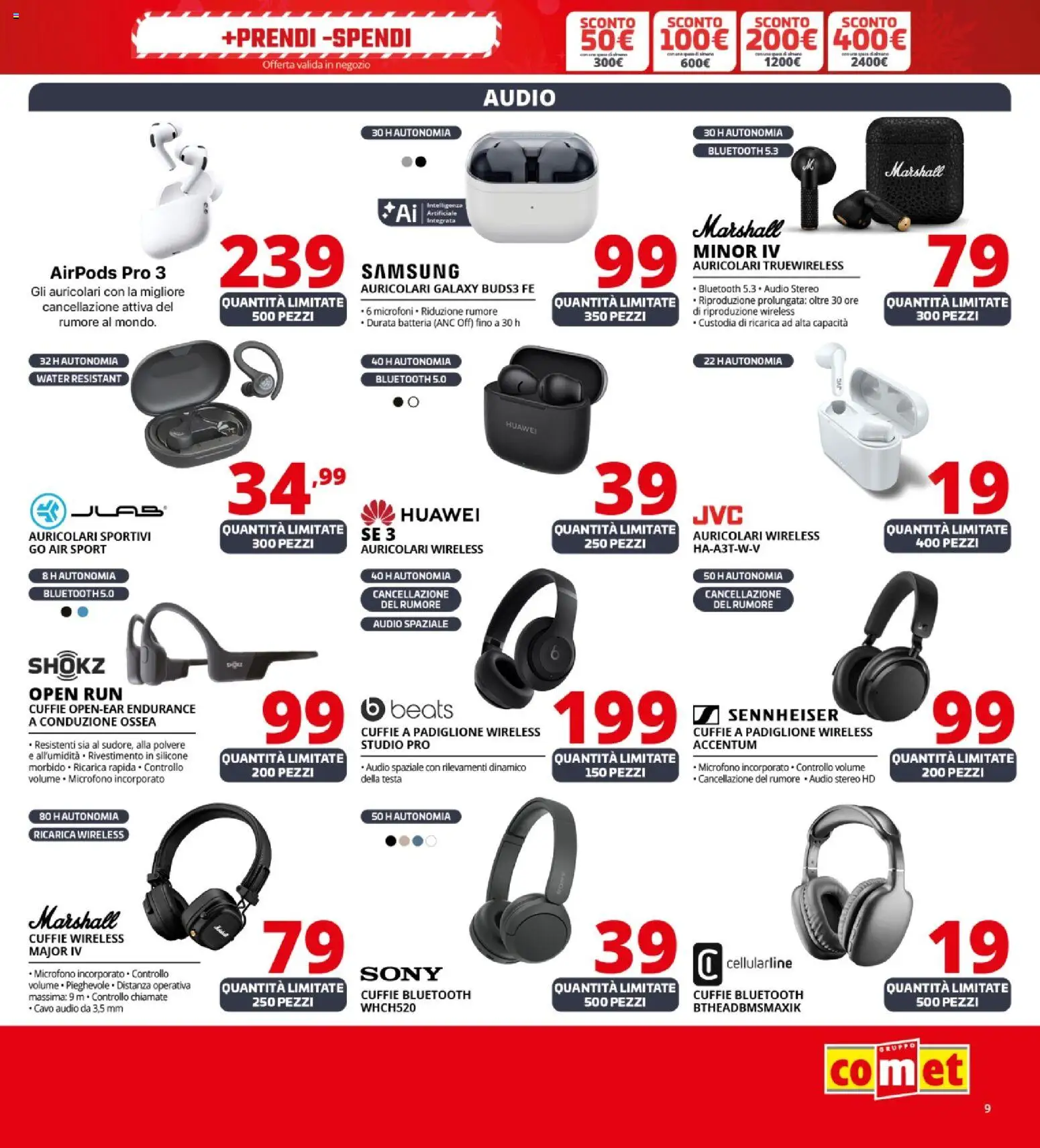 Volantino Comet del 03.12.2025 | Pagina: 9