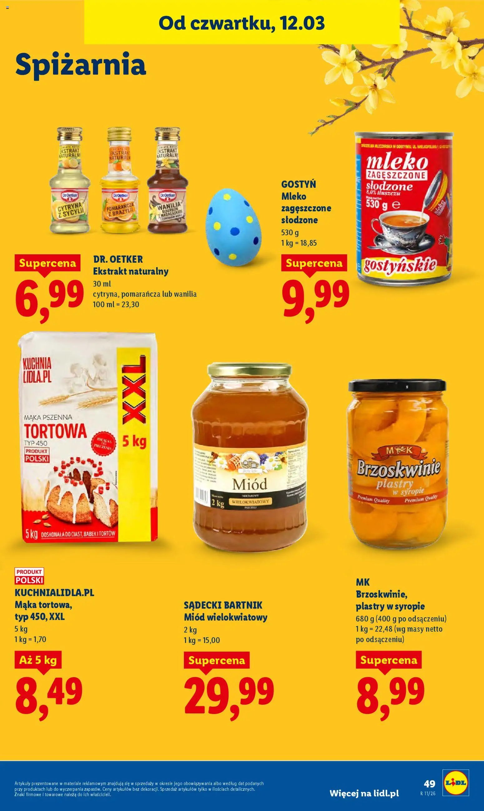 Lidl Polsko leták od 12.03.2026 | Strana: 51 | Produkty: Mléko, Bourbon