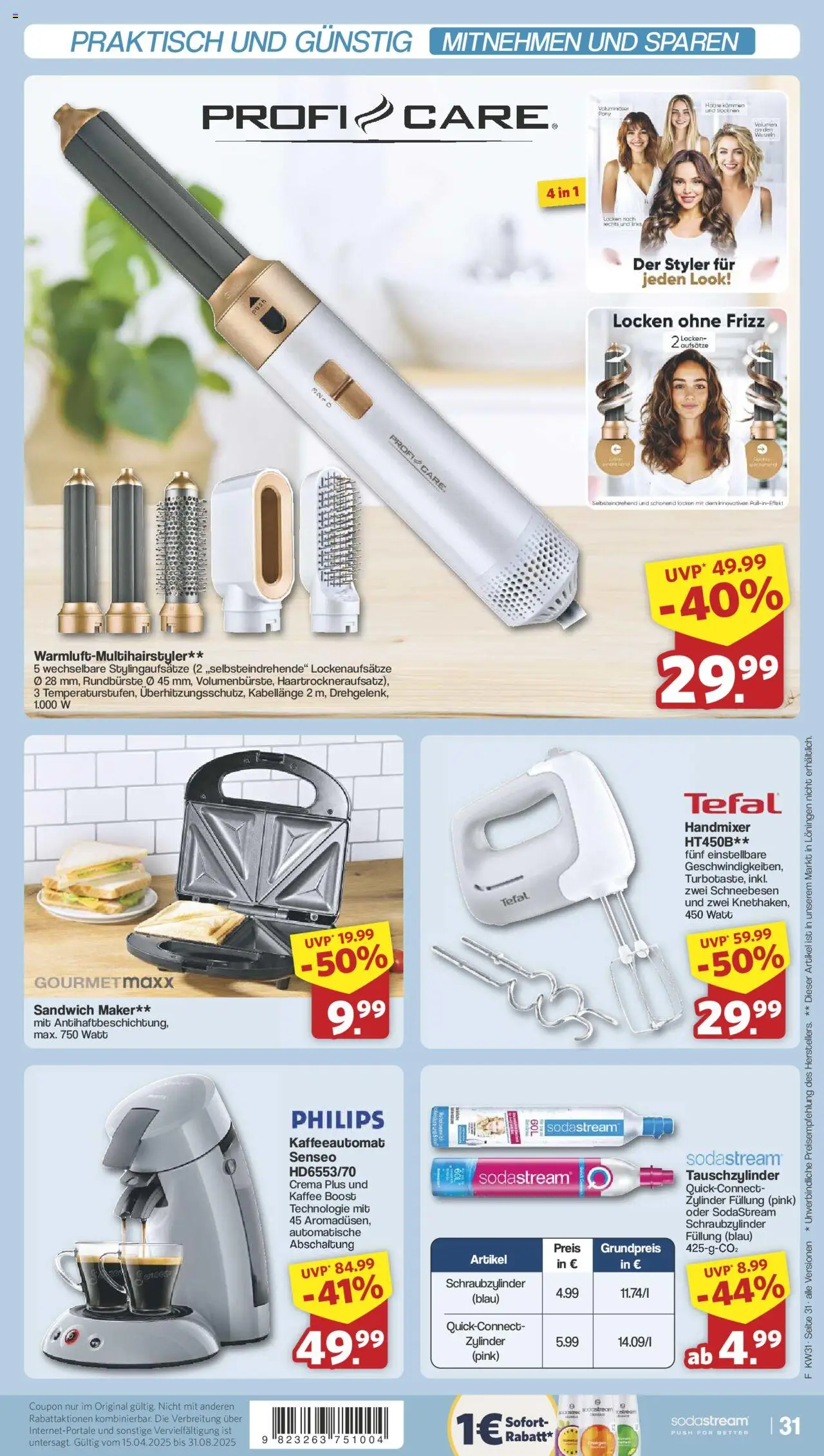 Famila Nordwest Prospekt 	 - gültig ab dem 28.07.2025 | Seite: 38 | Produkte: Philips, Senseo, Kaffee, Handmixer