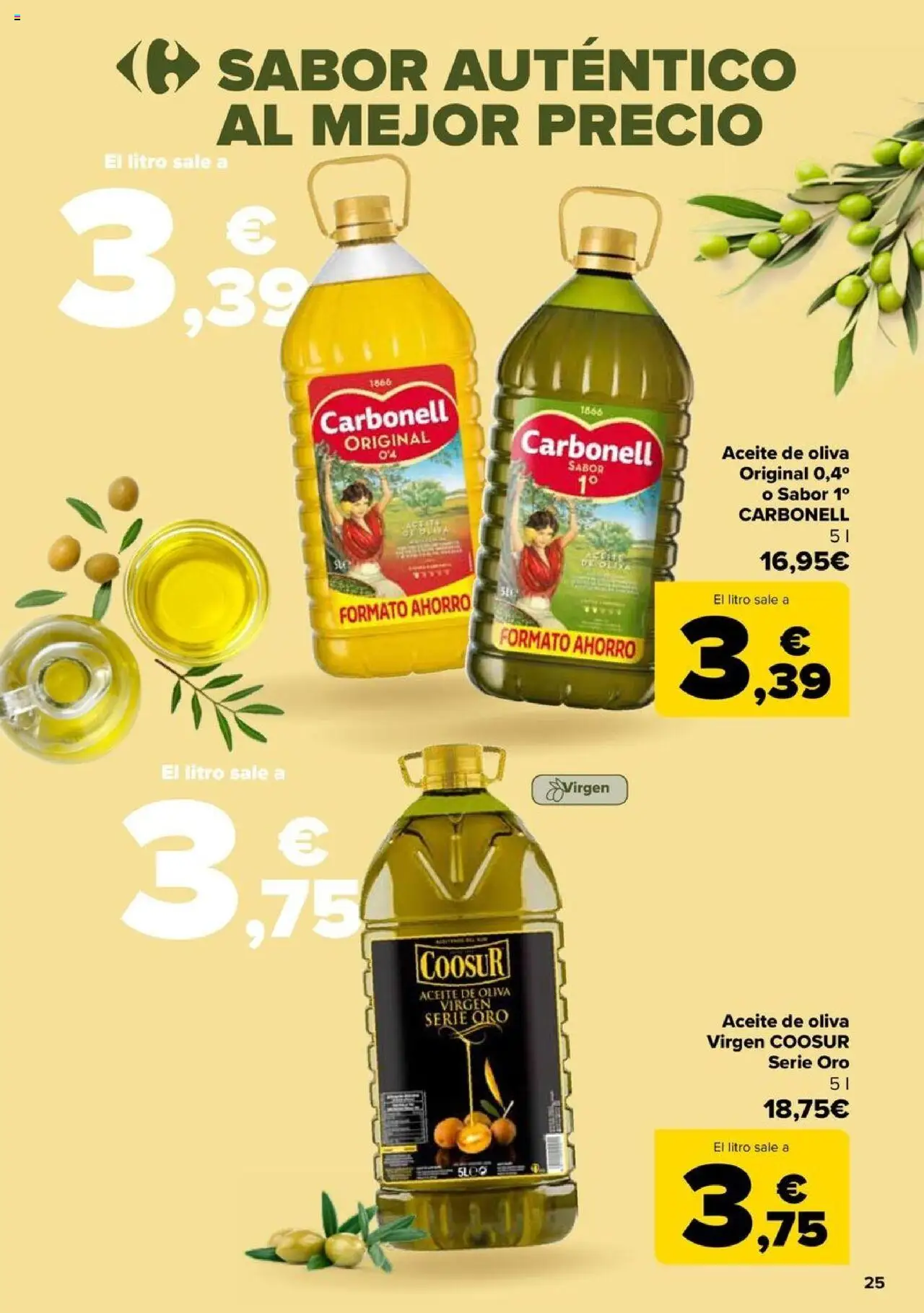 Carrefour folleto │ válido desde el 08.08.2025 | Página: 25 | Productos: Aceite, Aceite de oliva