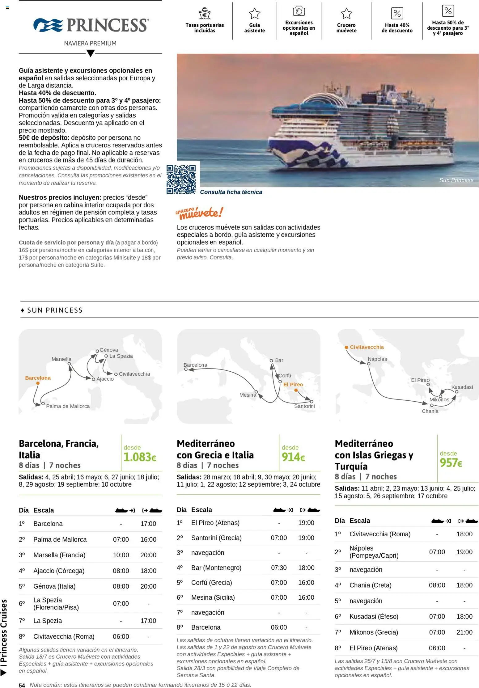 Viajes El Corte Inglés Cruceros marítimos │ válido desde el 01.01.2026 | Página: 55 | Productos: Navegación