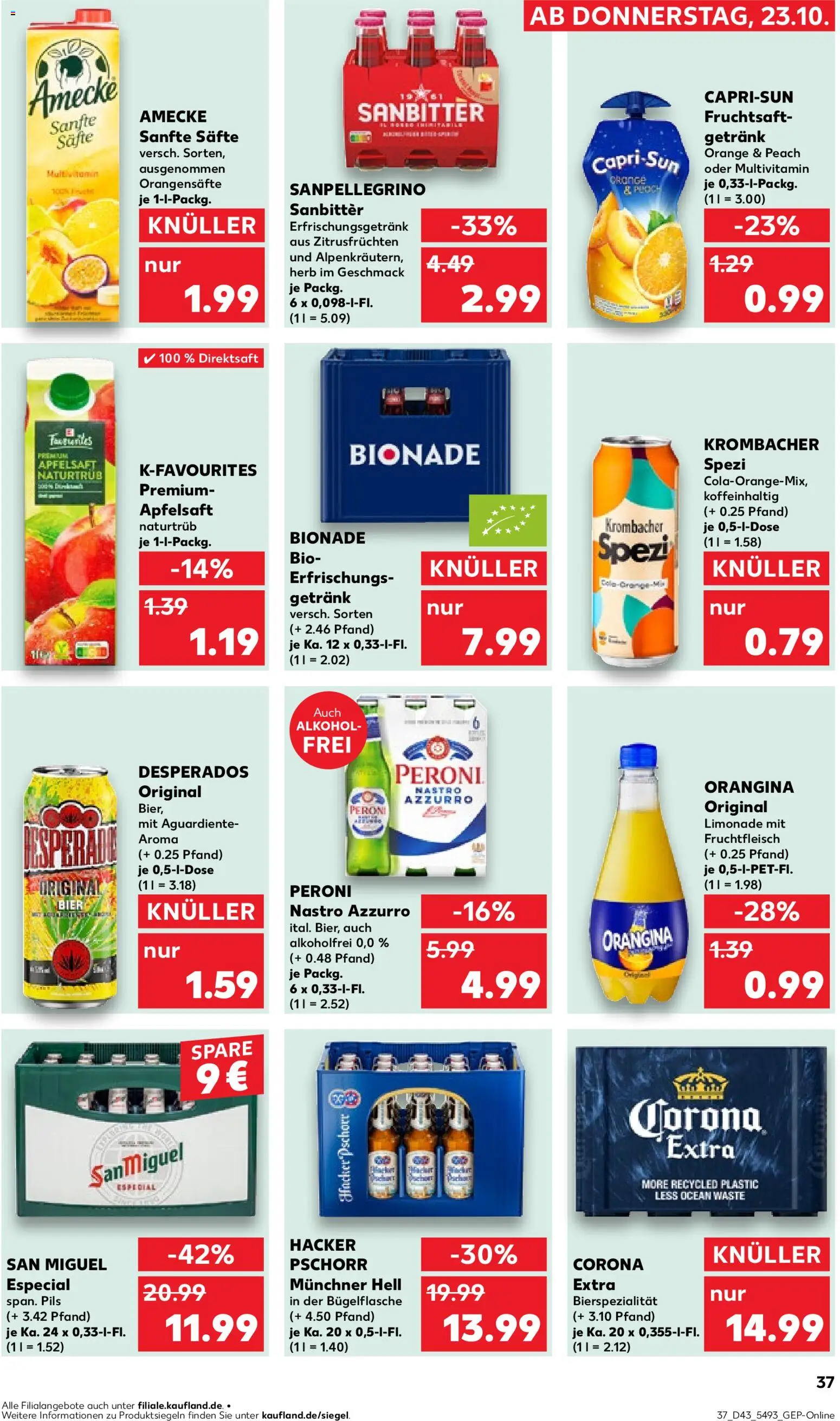 Kaufland prospekt Speyer	 – gültig ab 26.10.2025 | Seite: 37 | Produkte: Cola, Pils, Apple, Krombacher