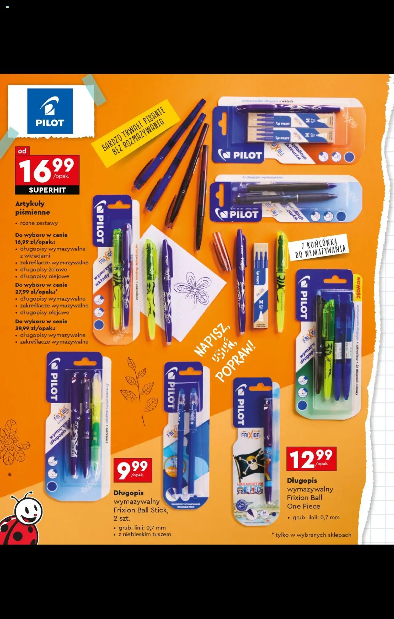 Biedronka - Szkoła od 28.07.2025 | Strona: 92 | Produkty: Zeszyt, Papier ksero