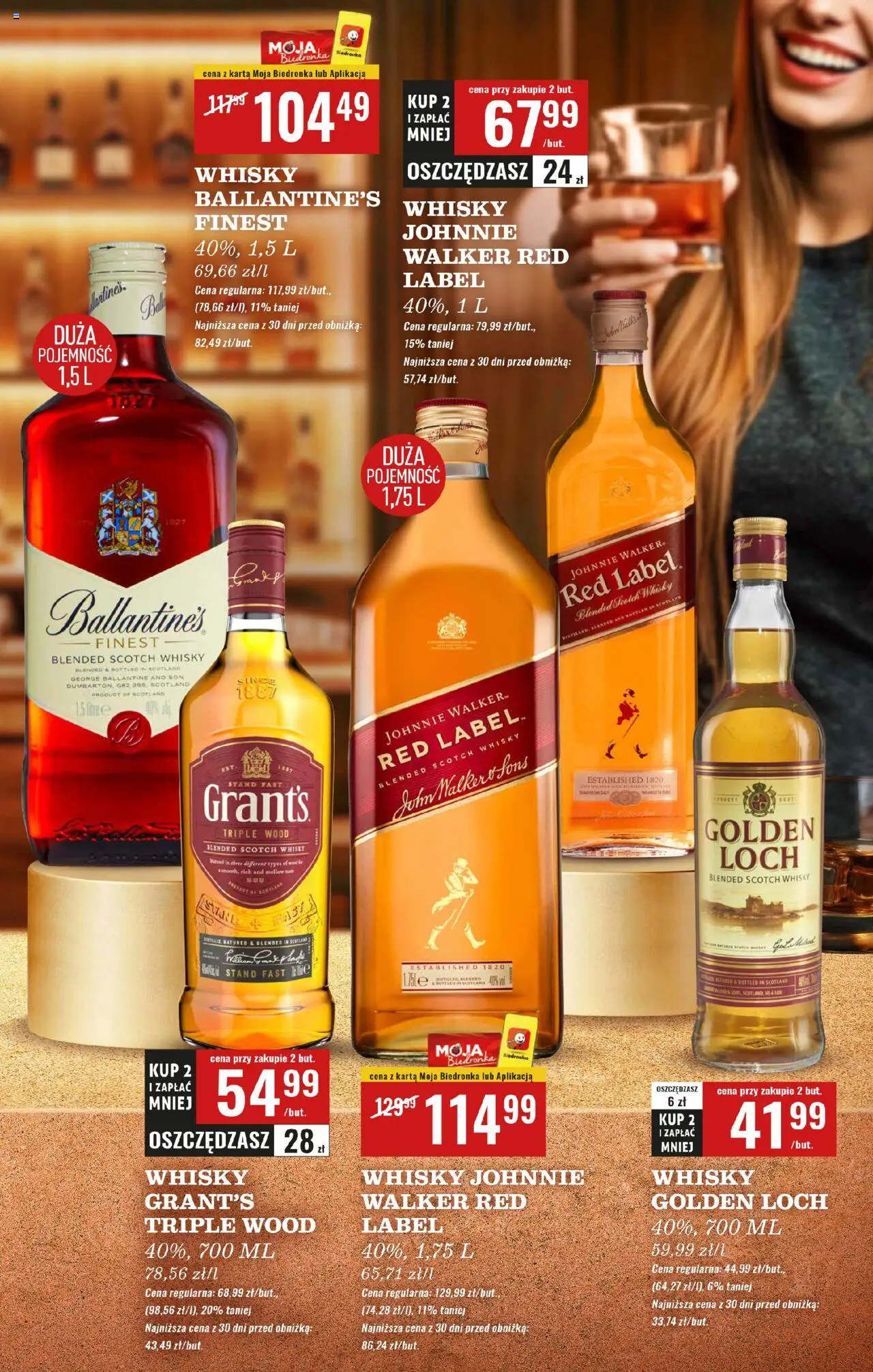 Biedronka gazetka - Czas na toast od 08.09.2025 | Strona: 27 | Produkty: Karta, Grant's, Blender, Whisky