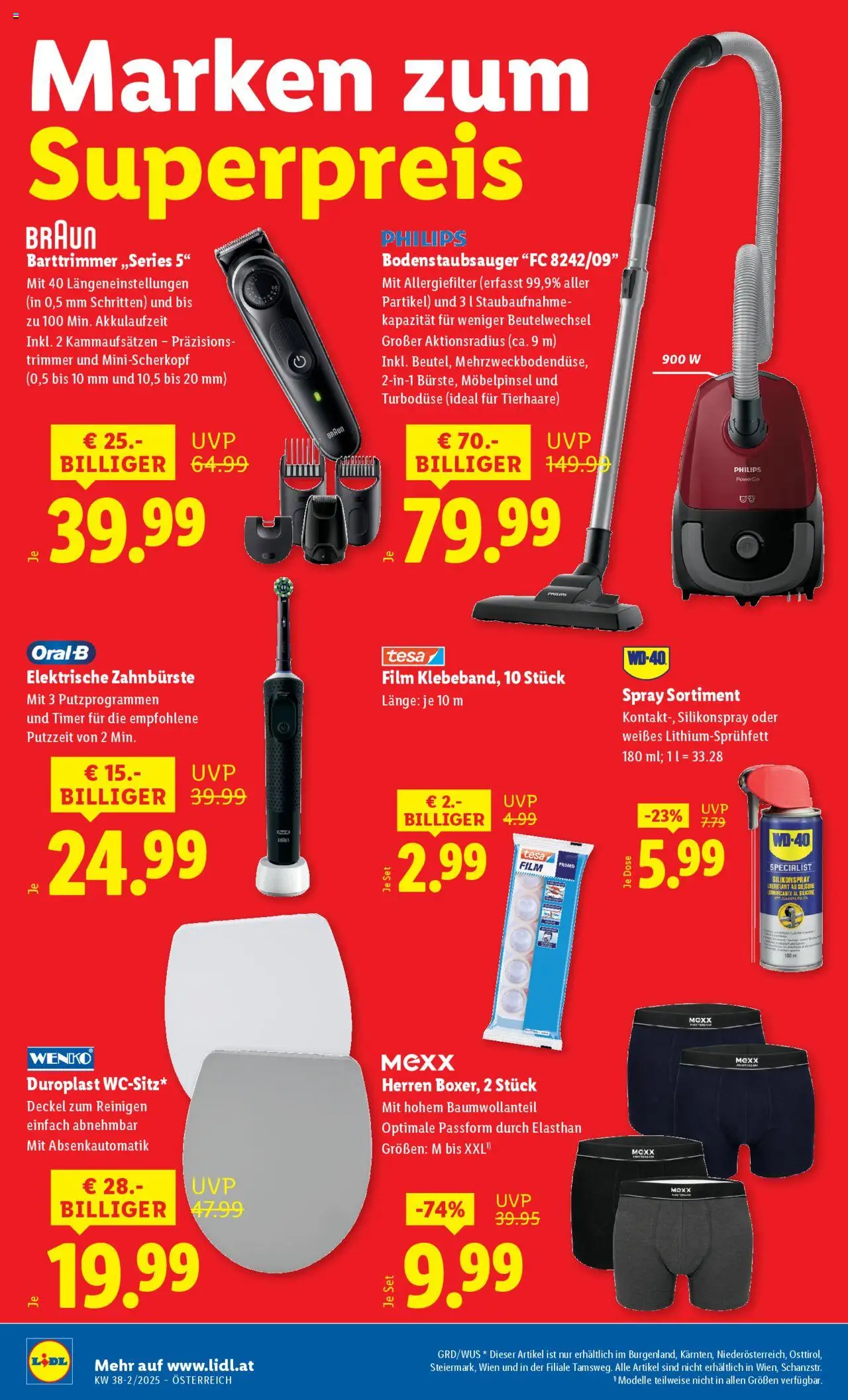 Lidl Flugblatt - Wien, Eisenstadt, Mattersburg gültig ab 18.09.2025 | Seite: 22 | Produkte: Elektrische zahnbürste, Zahnbürste
